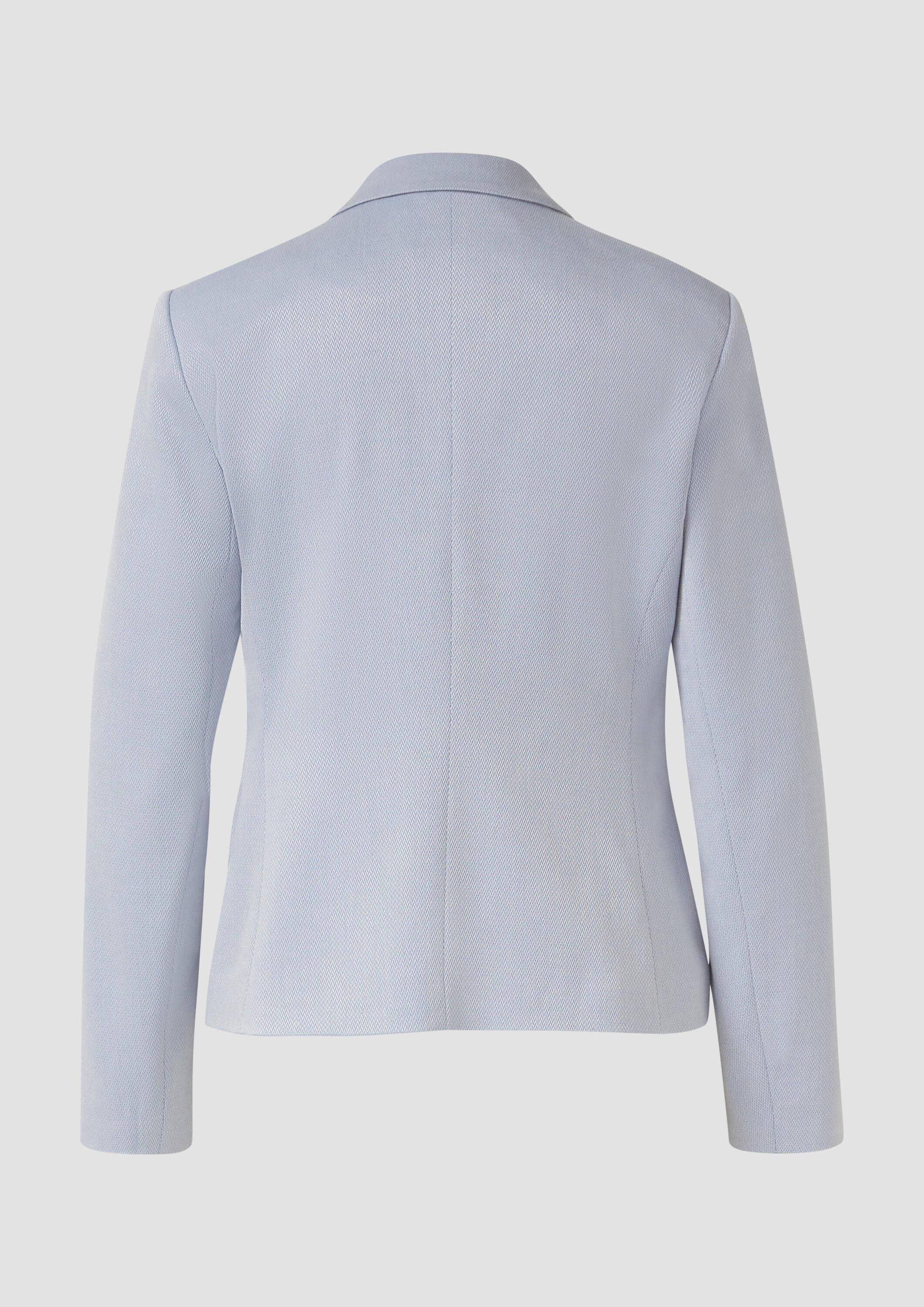 s.Oliver Jackenblazer Indoor-Jacke Verkürzter Slim-Fit-Blazer mit Struktur günstig online kaufen