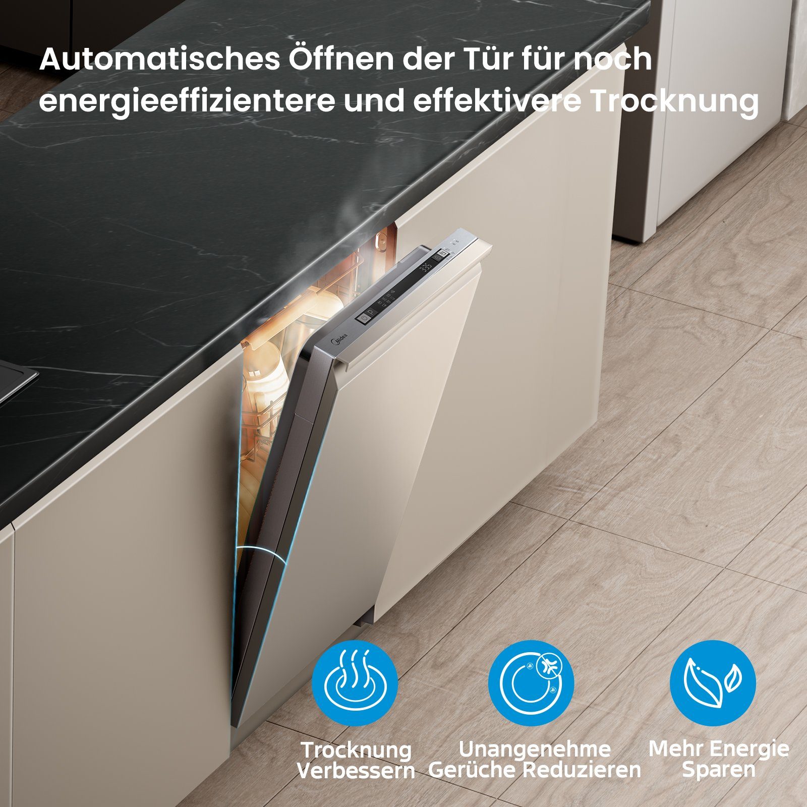 Midea vollintegrierbarer Geschirrspüler SV 5.14K10C