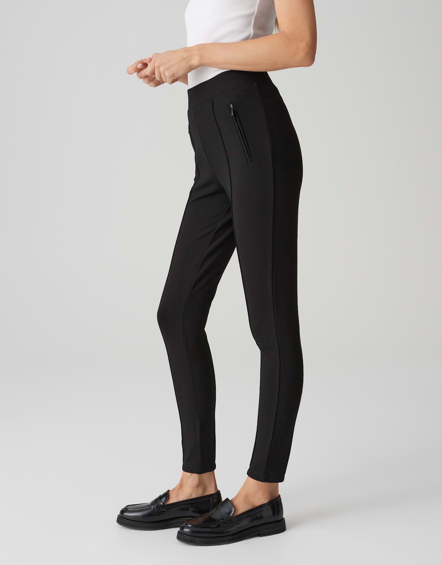 OPUS Leggings Leggings EKAJA Slim aus Ecovero Viskose Mix