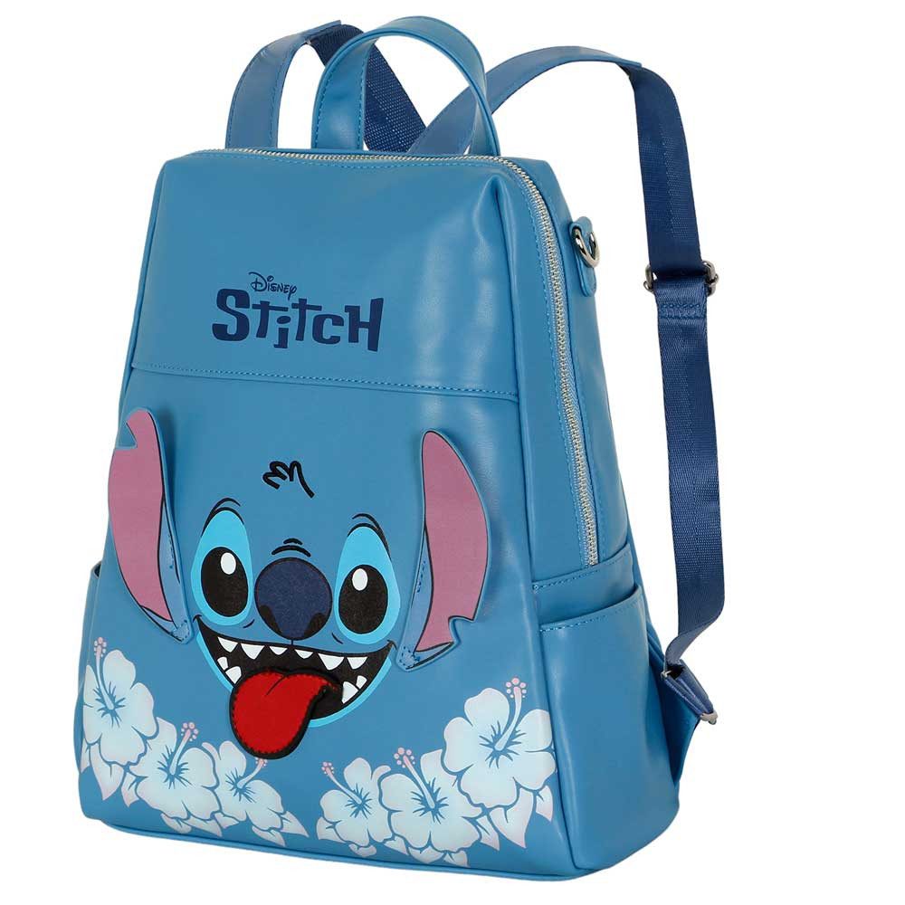 Karactermania Cityrucksack Disney Lilo und Stitch 2in1 Shield Rucksack Umhängetasche, Zwei offene Seitentaschen für schnellen Zugriff