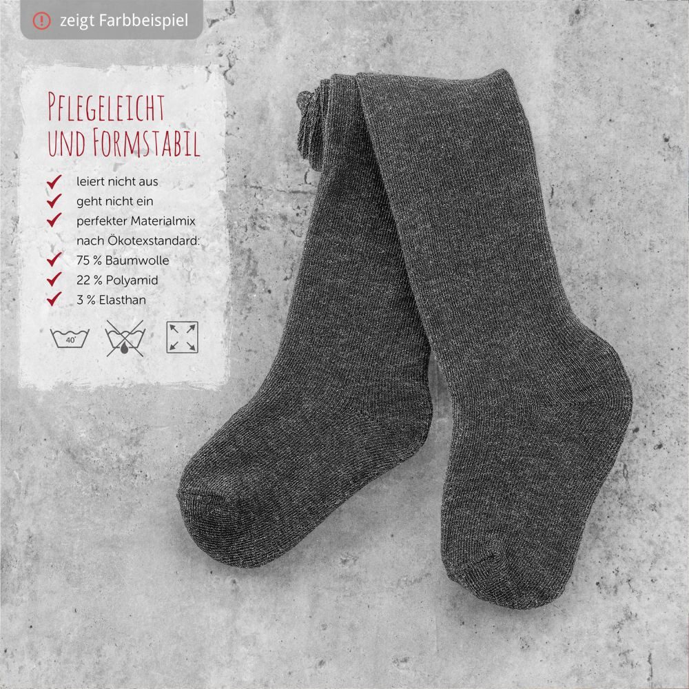 LaLoona Strumpfhose Rosa (Set 2er-Pack) 2er Pack Baby und Kinder Strumpfhose 2x Babystrumpfhosen Gr. 62/68
