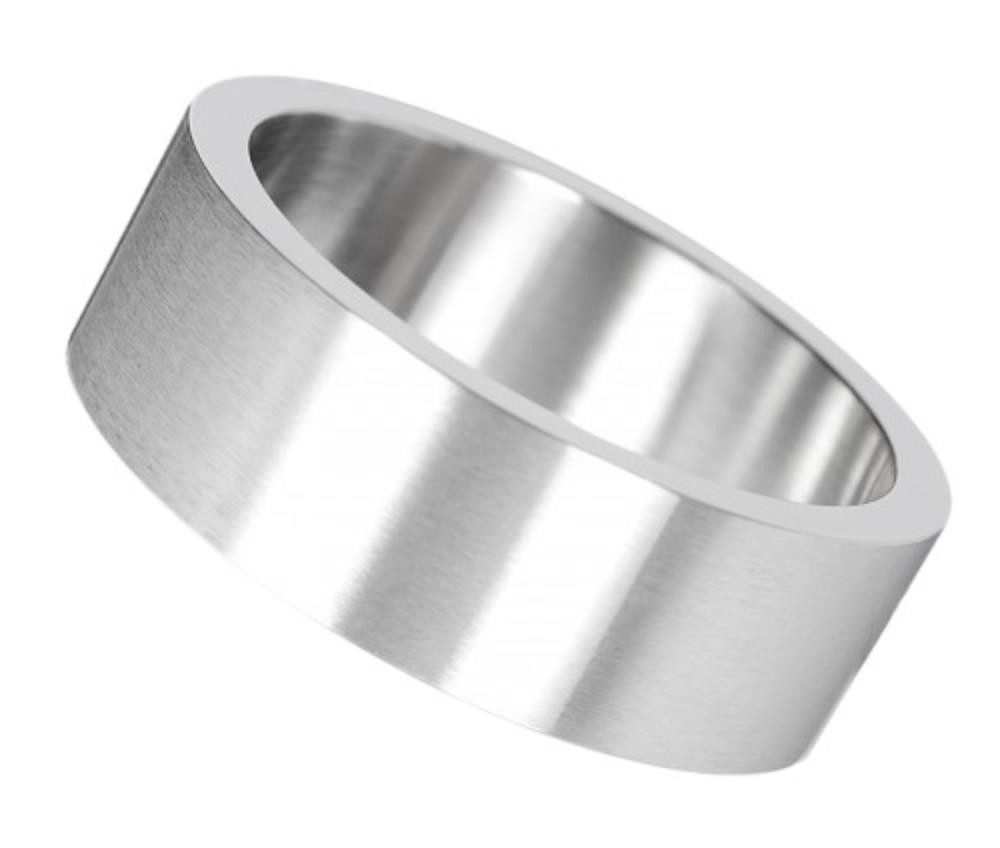 Partnerring Fingerring: Herren Ring Edelstahl Partnerring