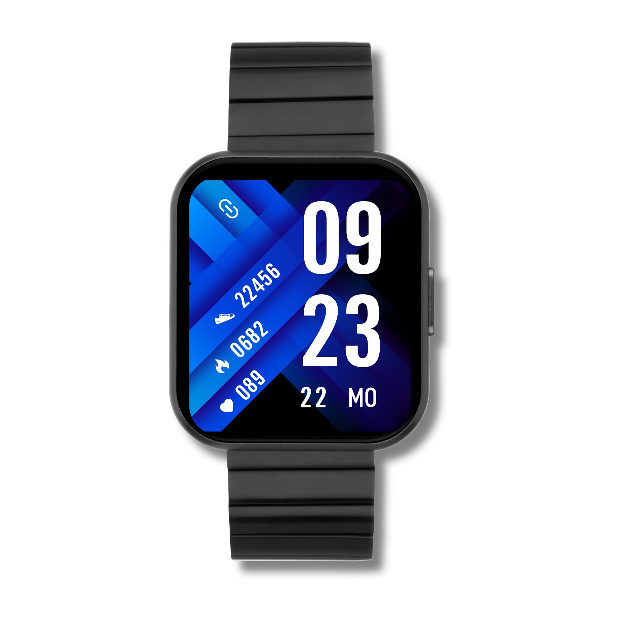 XCOAST IVE-2 Smartwatch (BxLxH: 3,8x4,4x1,1 cm/1,19 Zoll), 1-tlg., über 100 verschiedene Ziffernblätter, Nachrichtenanzeige, 7 Tage Akku, Blutdruck, Puls, Blutsauerstoff, Kalorien, 21 Sportmodi, Schlafmonitor