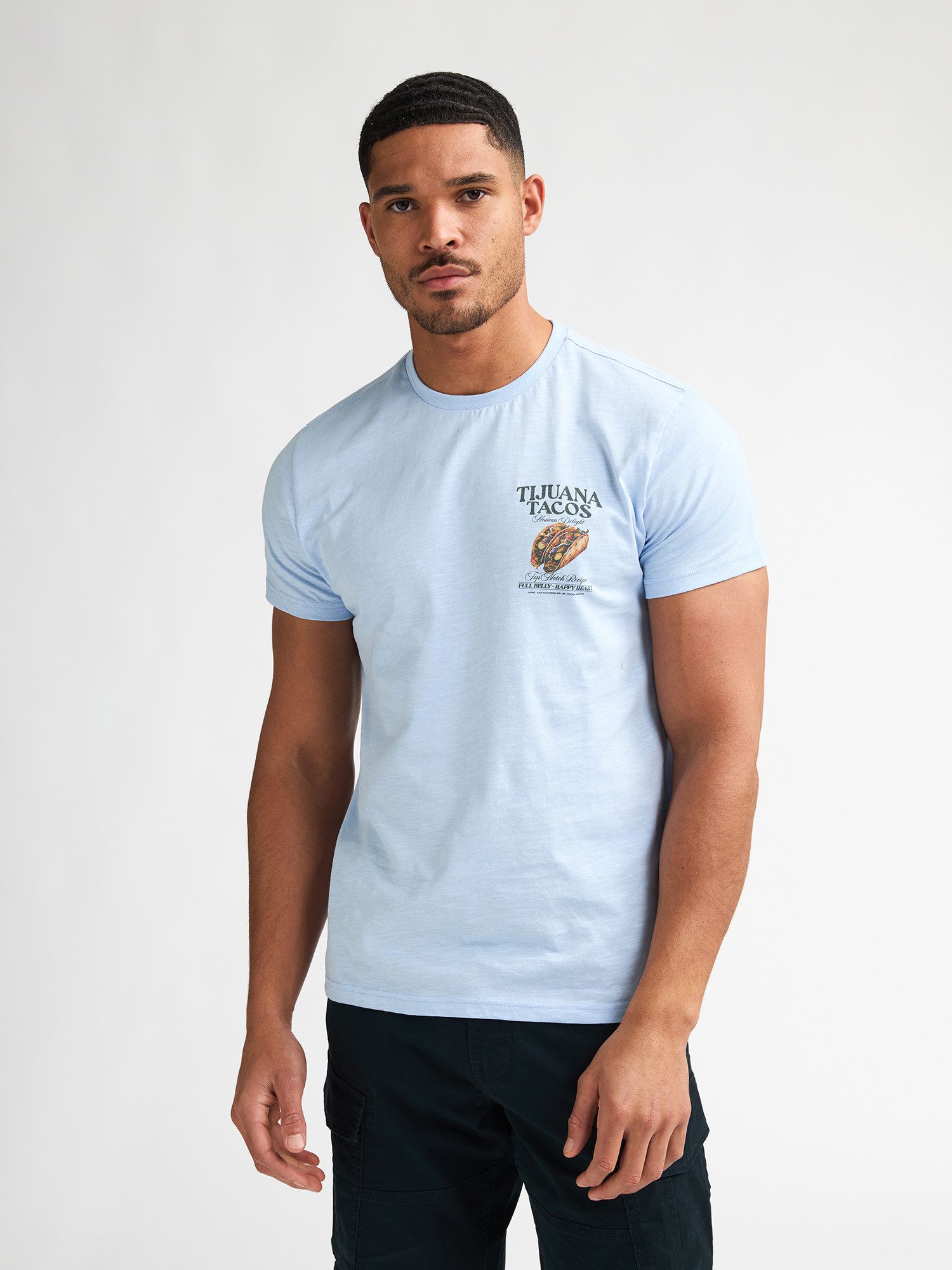 Petrol Industries T-Shirt Tijuana mit Rückenprint