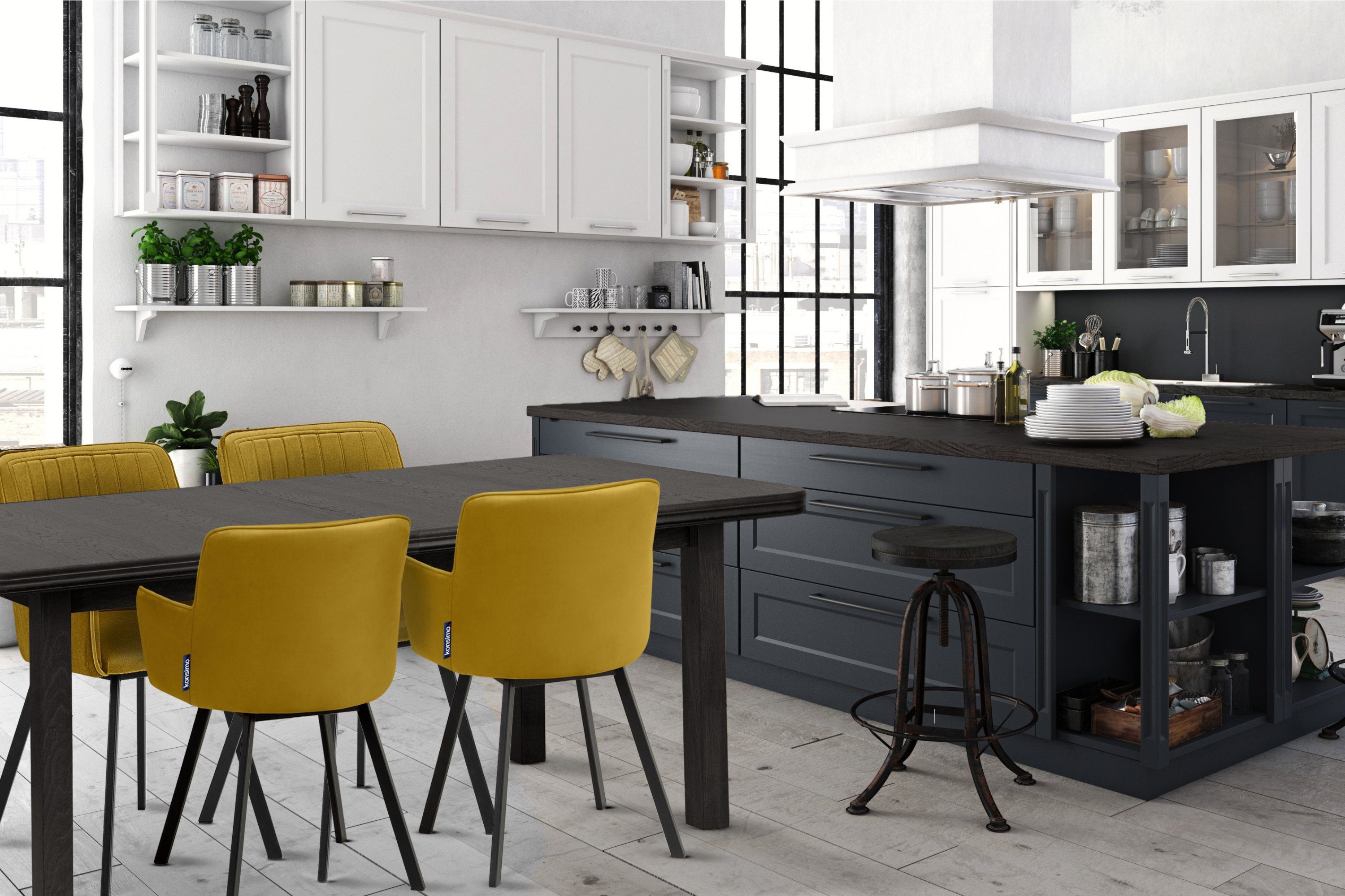 KONSIMO® Esstisch COSPE Esszimmertisch Küchentisch, 140x80 günstig online kaufen