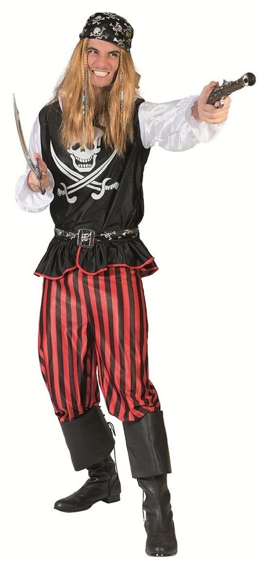 Herren Cutthroat Pirate Kostüm -  