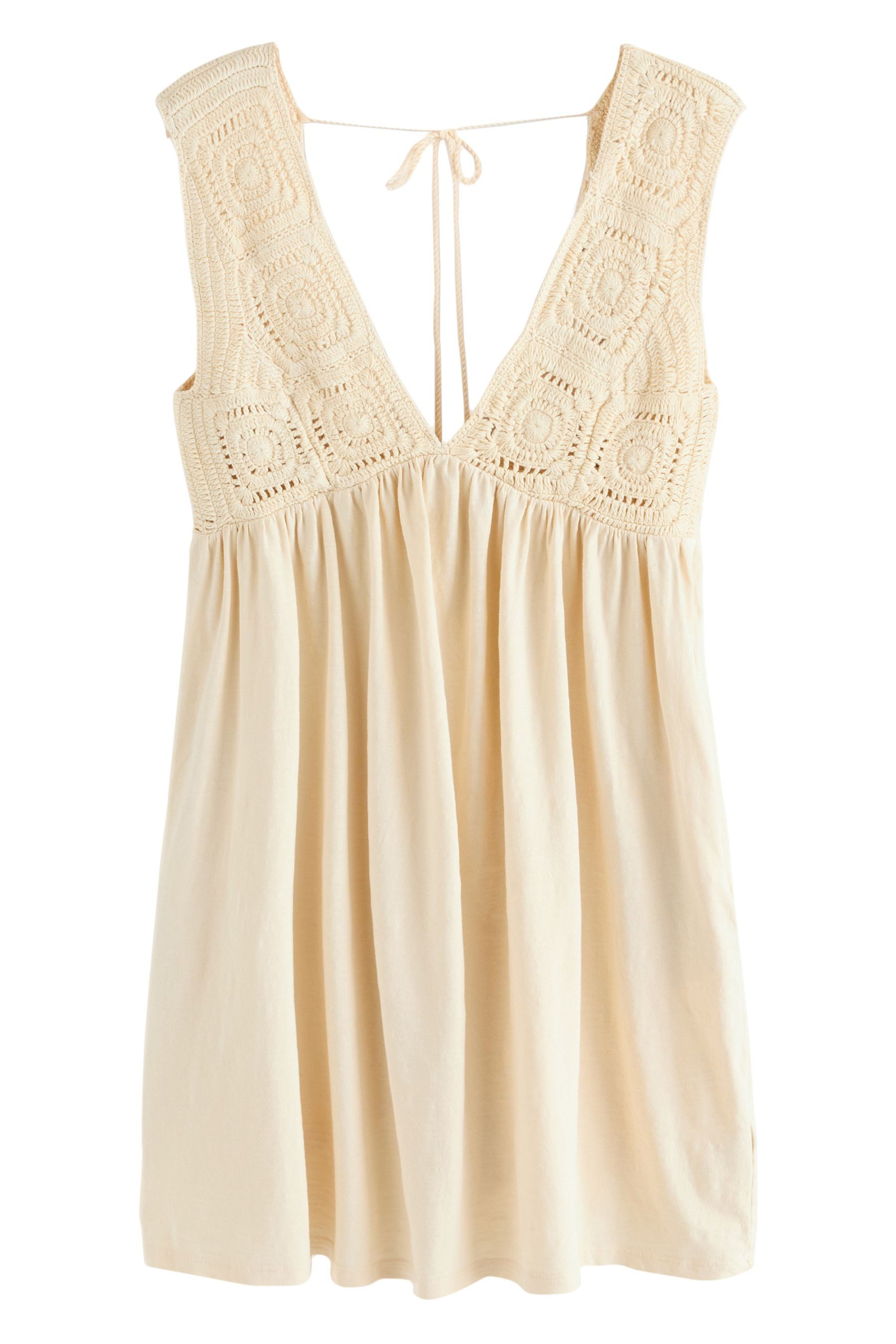 Next Minikleid Minikleid aus Häkel-Mix (1-tlg) günstig online kaufen