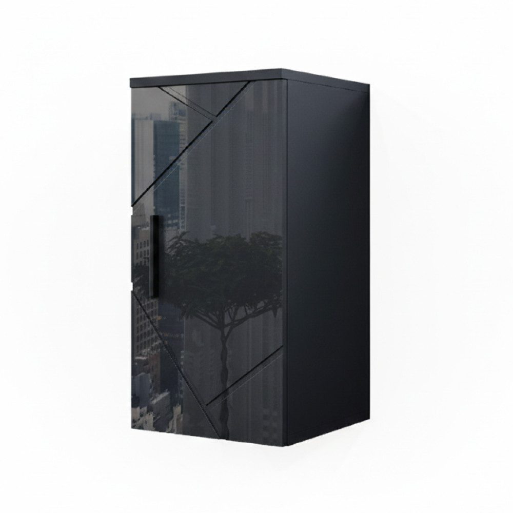 Vicco Hängeschrank Irma, Anthrazit Hochglanz, 30 x 59 cm (1-St)