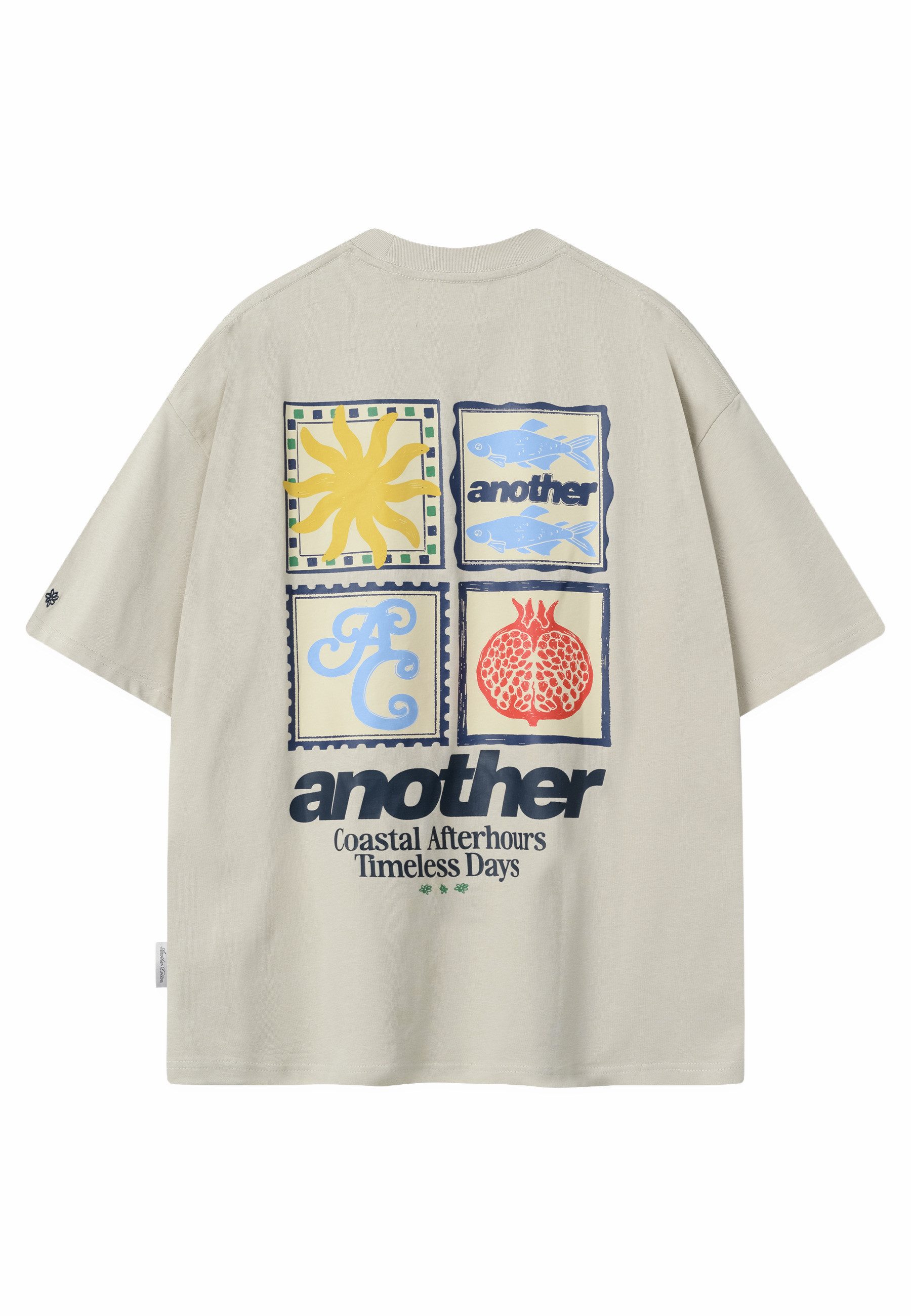 Another Cotton Lab T-Shirt Another Cotton Lab Coastal Afterhours T-Shirt (1-tlg) – Bild 2 von 5