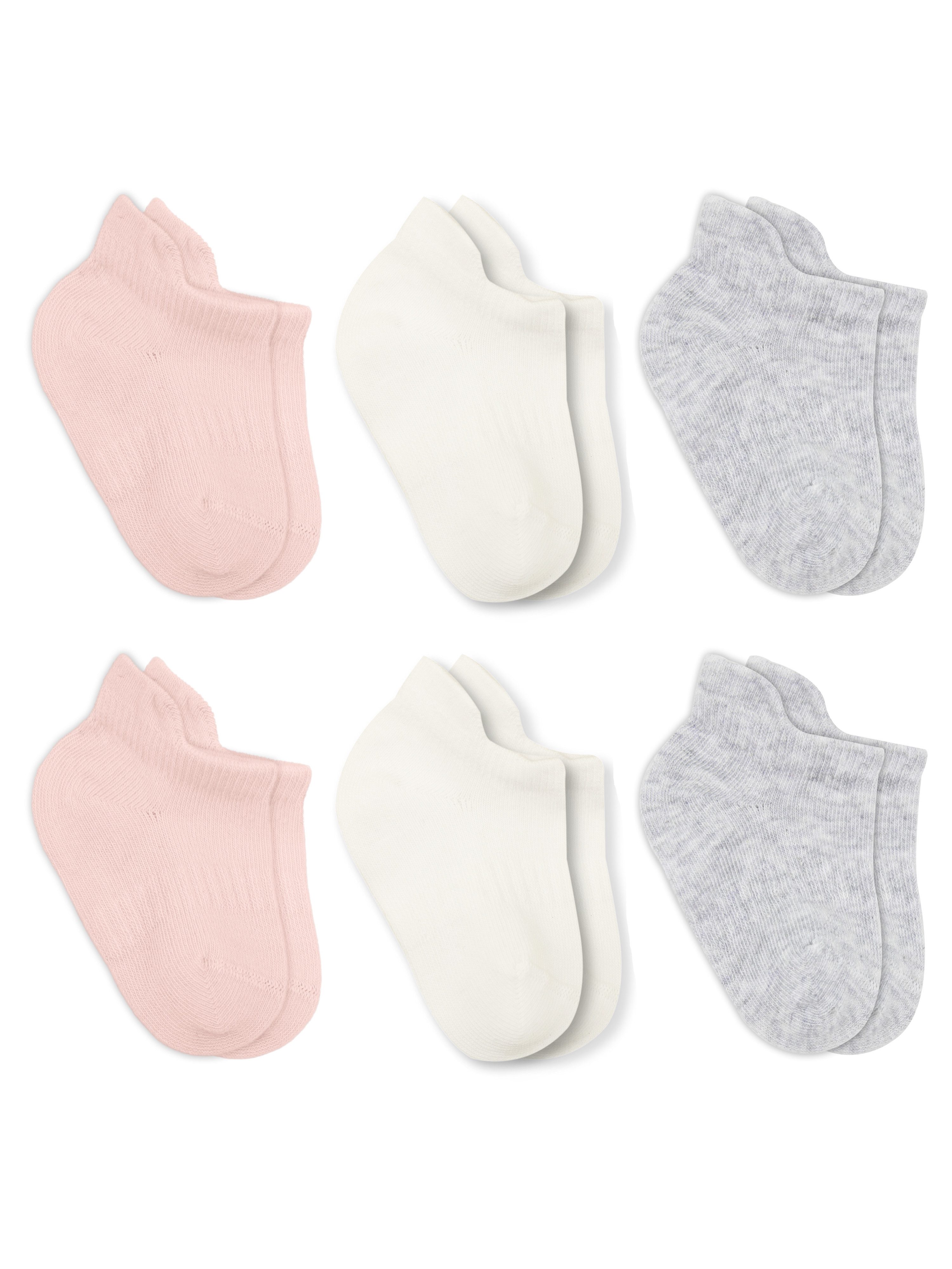 bistyle Sneakersocken (6er Pack) Sneakersocken Babys Jungen Mädchen Babysocken Kurzsocken (Set, 6-Paar, 6er-Pack) Bio-Baumwolle GOTS zertifiziert 0-6 Monate bis 2-3 Jahre