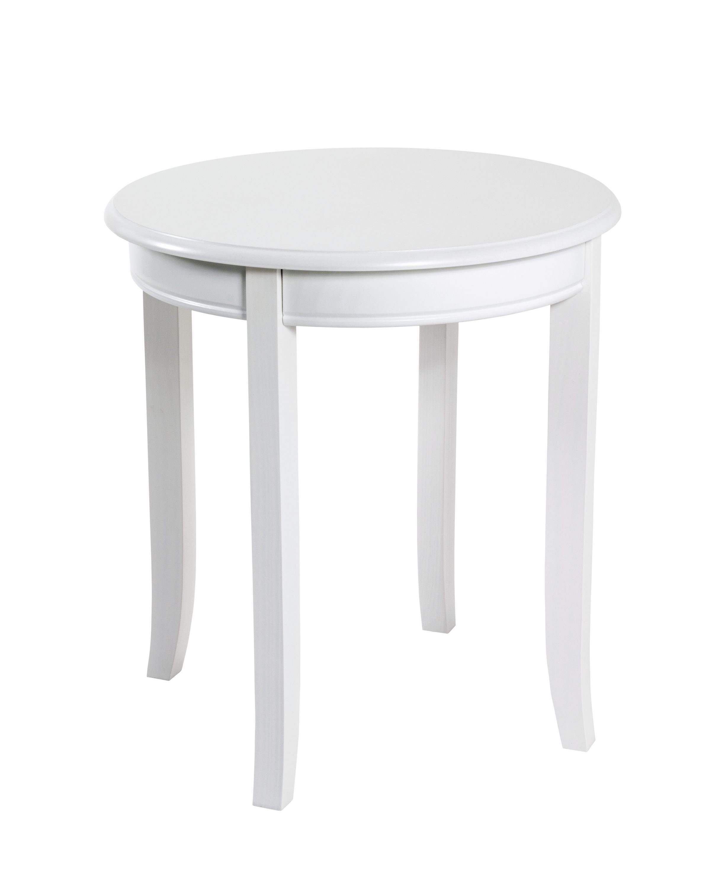 HAKU Beistelltisch Beistelltisch, HAKU Möbel Beistelltisch weiß (DH 48x51 cm) DH 48x51 cm weiß | Ablagetische