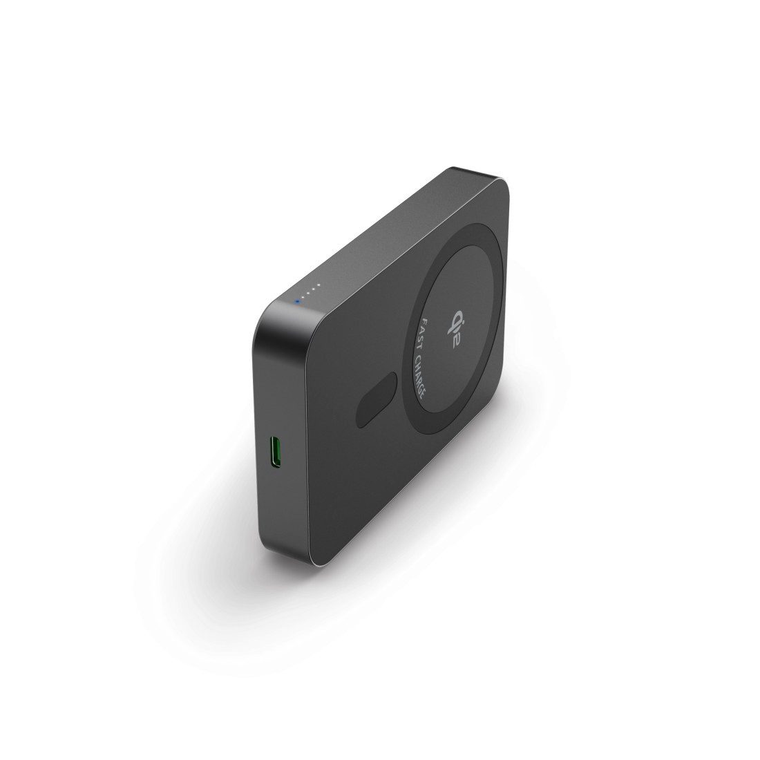 Hama Kabelloses Power Pack mit Qi2 (10000 mAh, magnetisch unterwegs Laden) Powerbank 10000 mAh, Qi2-zertifiziert, induktiv Laden, MagSafe-kompatibel