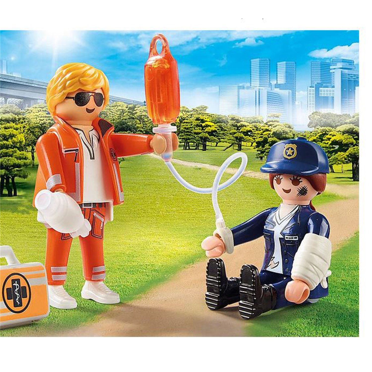 Playmobil® 70823 DuoPack Notarzt und Polizistin Konstruktions-Spielset günstig online kaufen