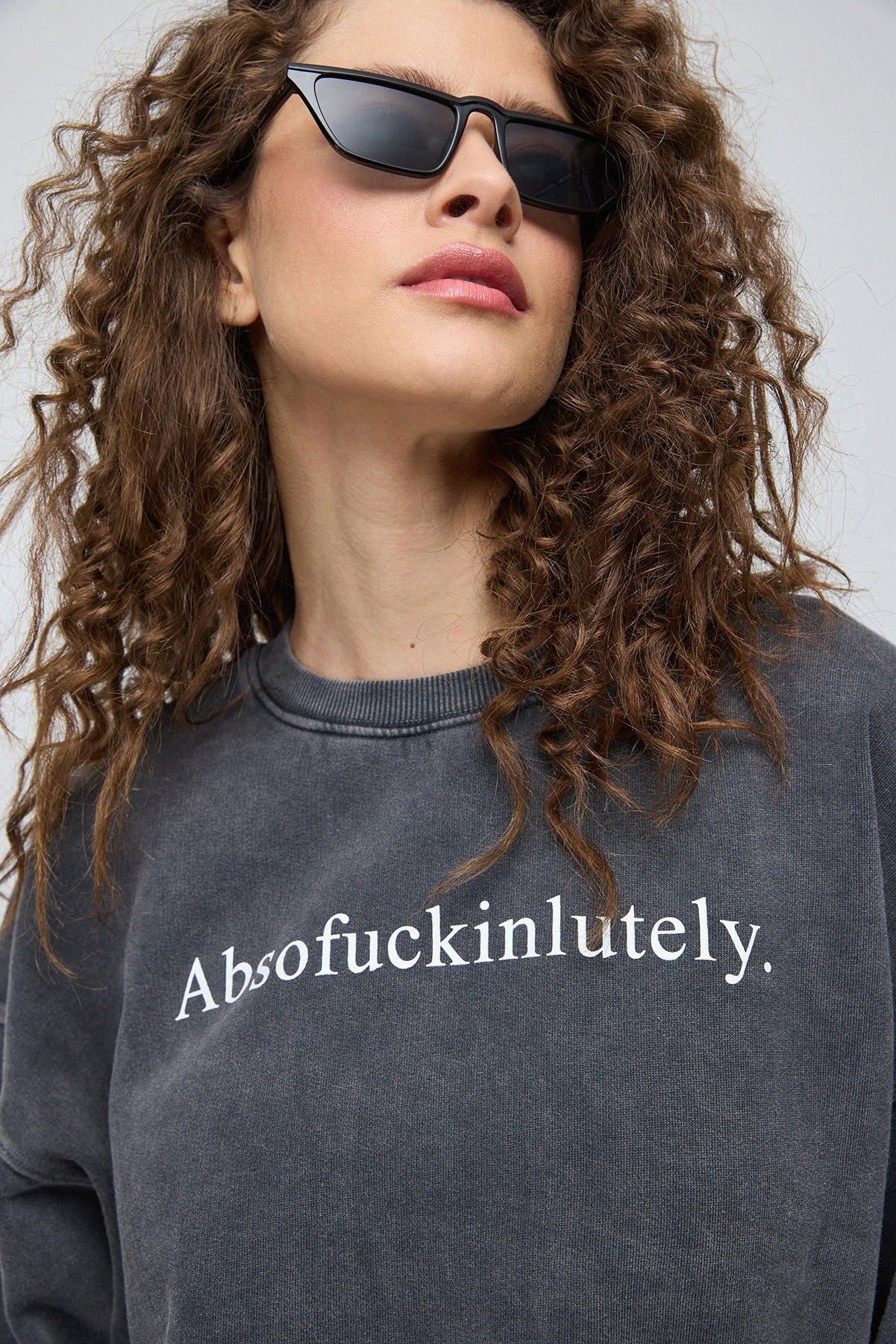 No Matter What Kapuzensweatshirt Oversize-Sweatshirt mit Rundhalsausschnitt – Bild 3 von 5
