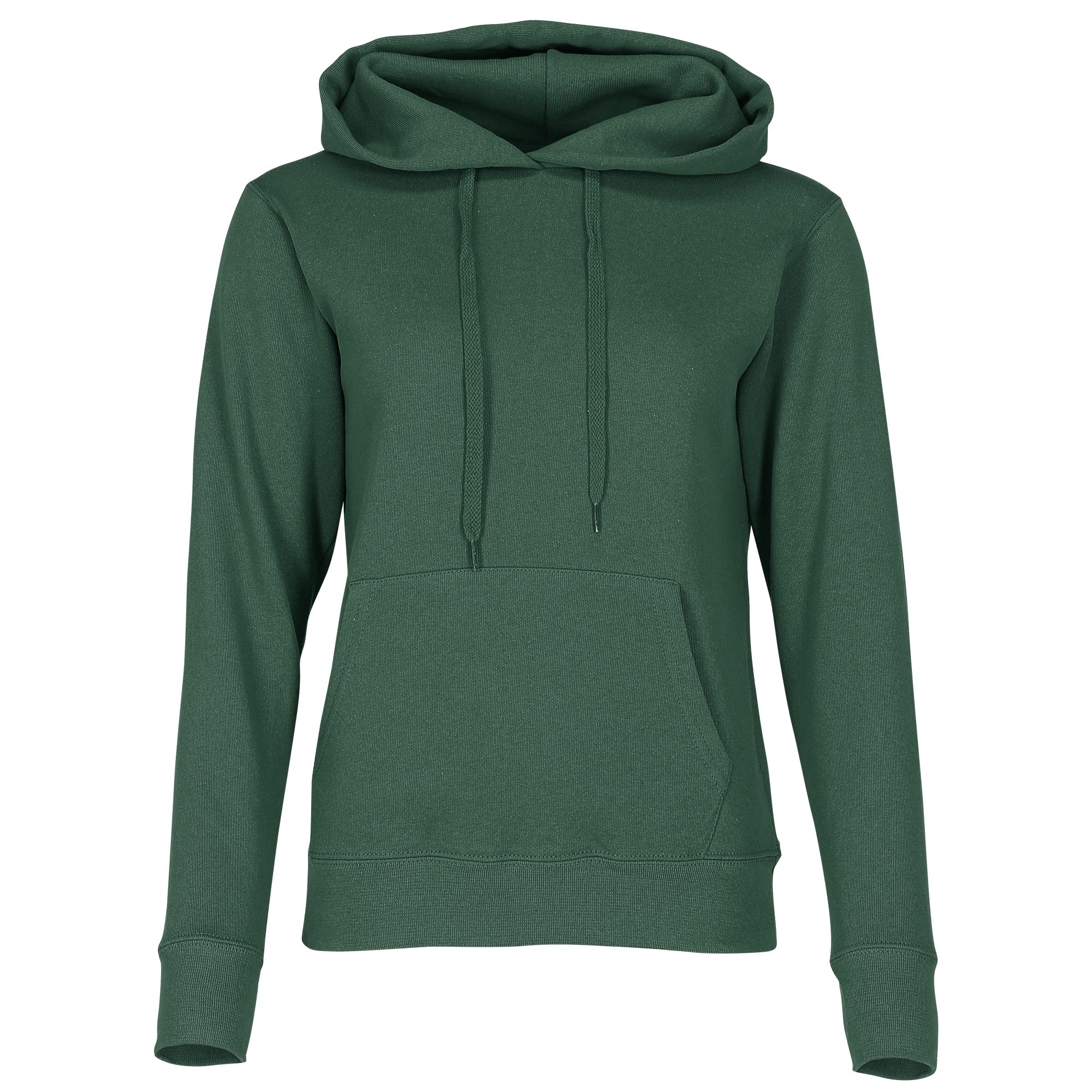 Fruit of the Loom Kapuzensweatshirt Ladies Classic Kapuzen-Sweat flaschengrün + GRATIS MyShirt Stoffbeutel