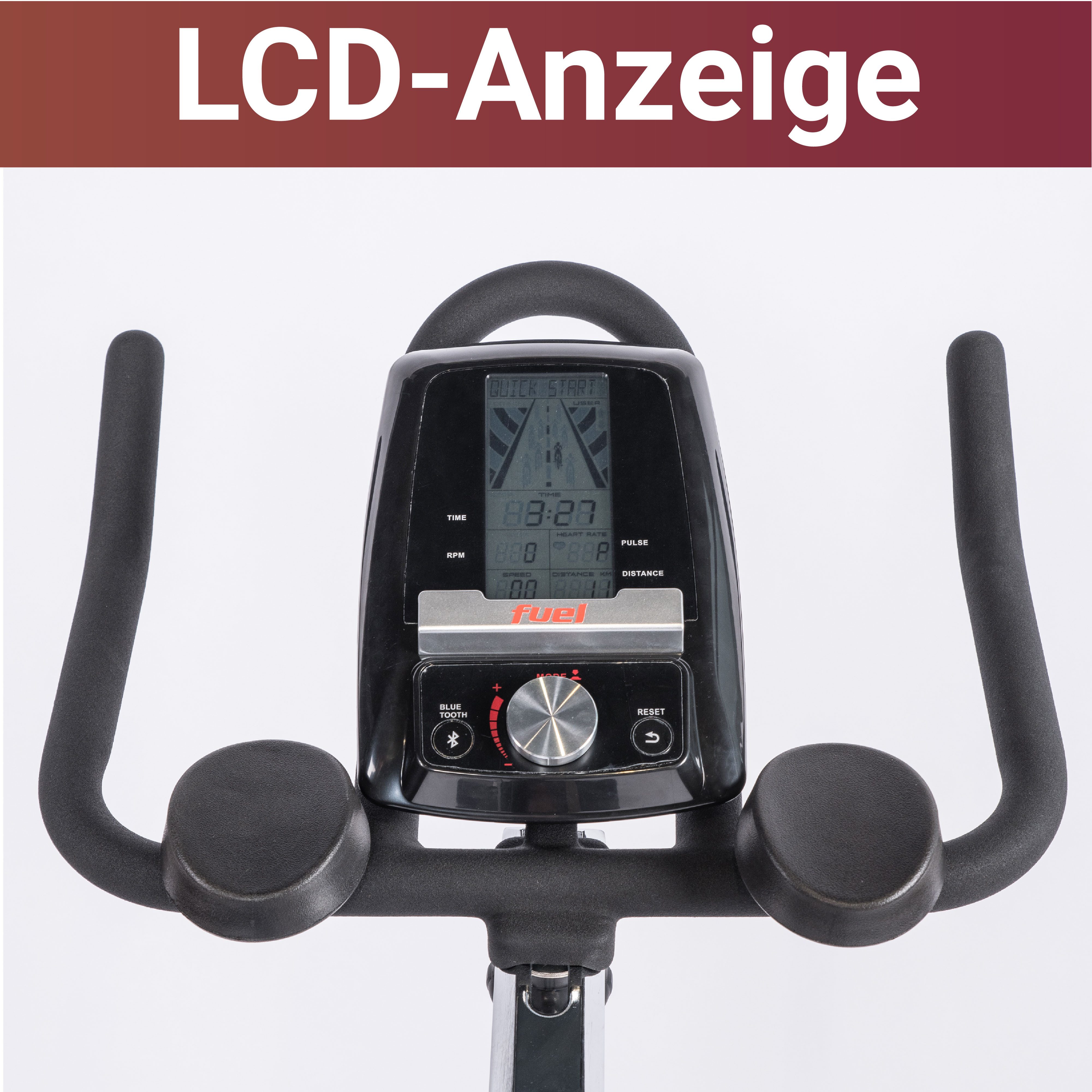 Fuel Fitness Heimtrainer Indoor Cycle IF300, 125 kg max. Benutzergewicht, Fahrrad