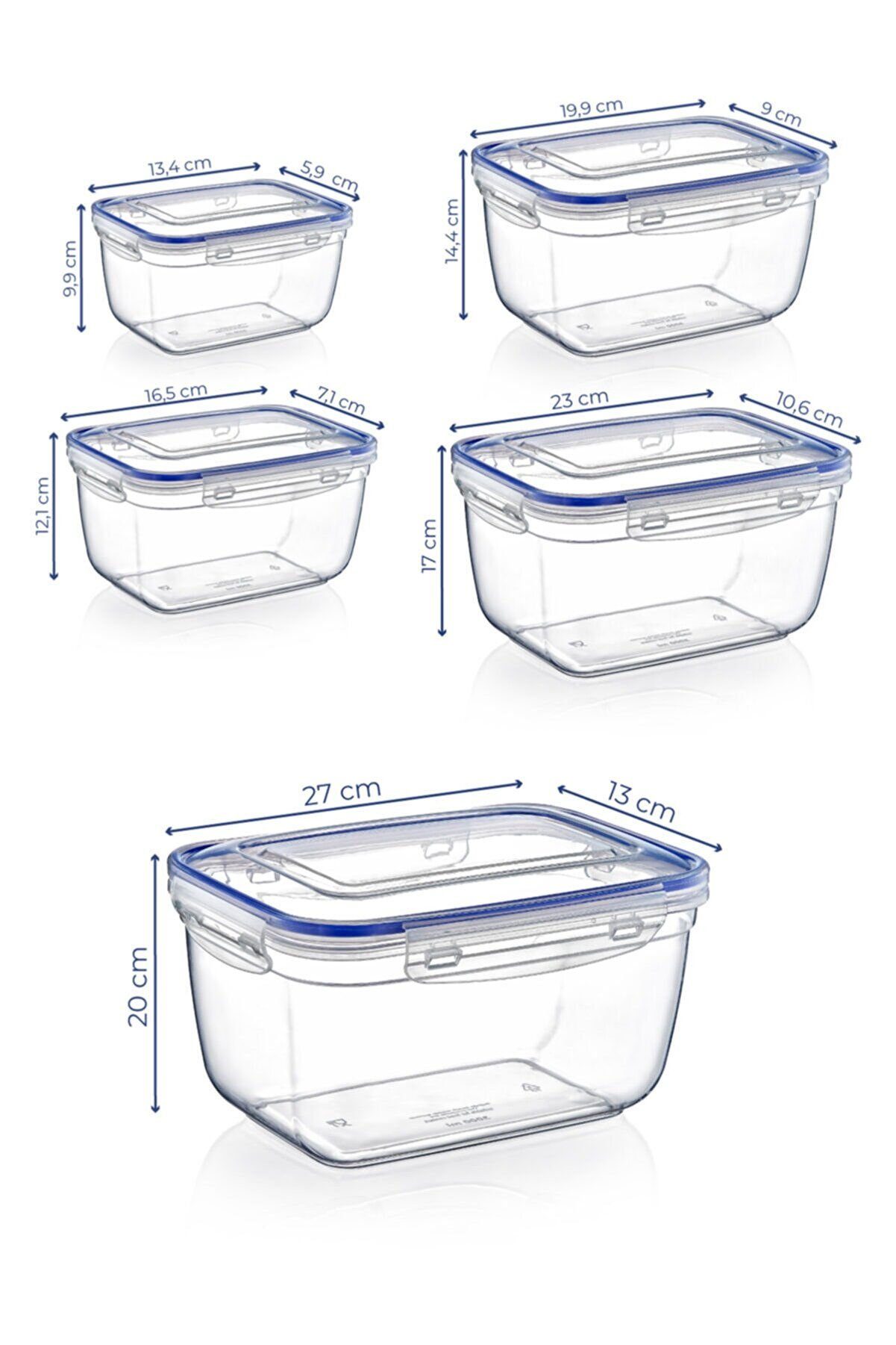 Vorratsdosen, Concept Plastik Hermia FRM1134, Vorratsdose Transparent, 100%