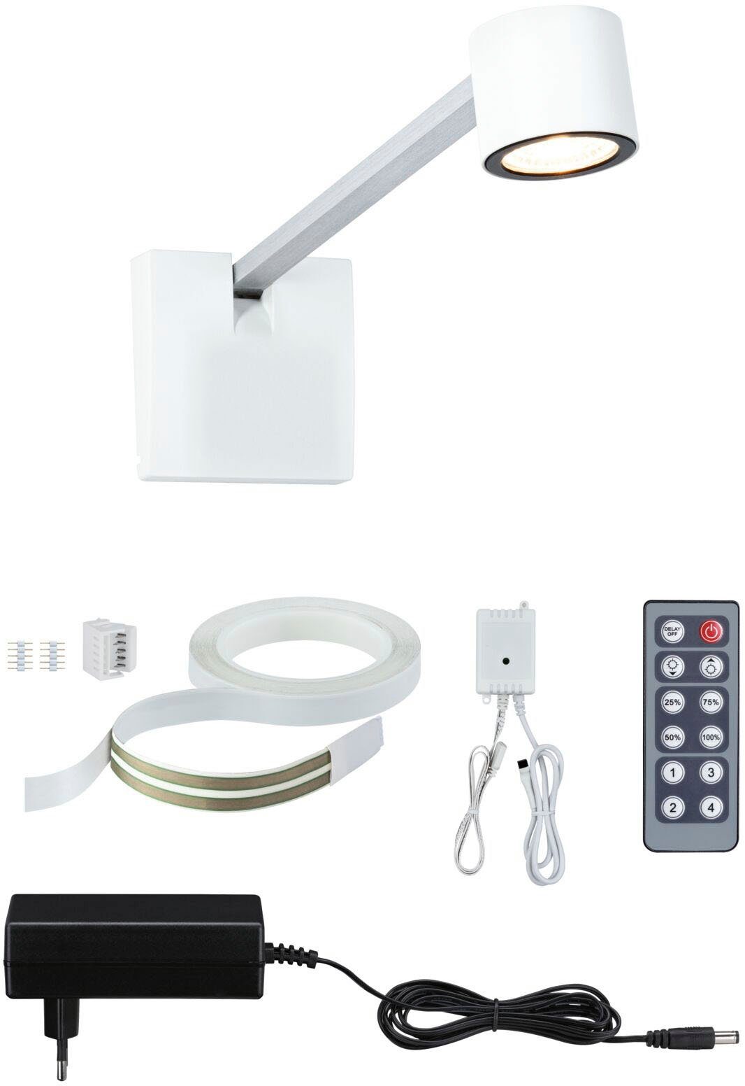 Paulmann LED Bilderleuchte Adelia, LED fest integriert, Warmweiß, dimmbar