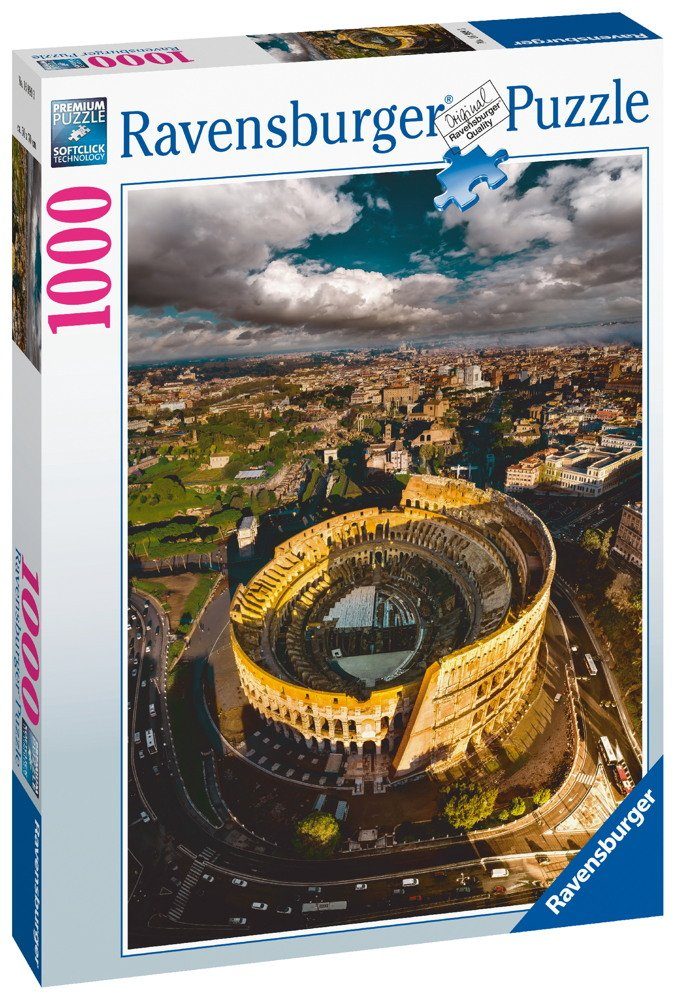 Ravensburger Puzzle 1000 Teile Ravensburger Puzzle Colosseum in Rom 16999, 1000 Puzzleteile