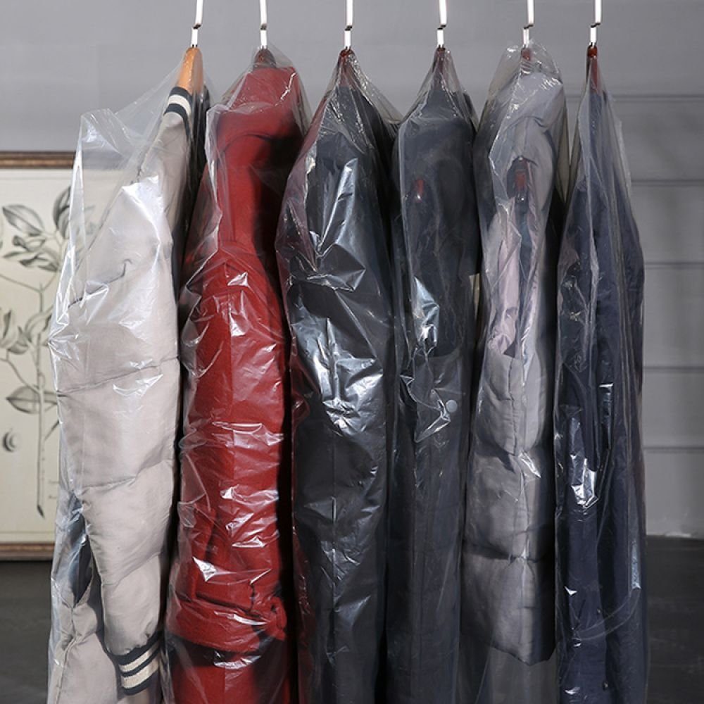 50 Kleiderschutzhülle Kleiderschutz cm Anzugtasche Lubgitsr (50 St) Kleidersack Staubdicht 60x120 Stück