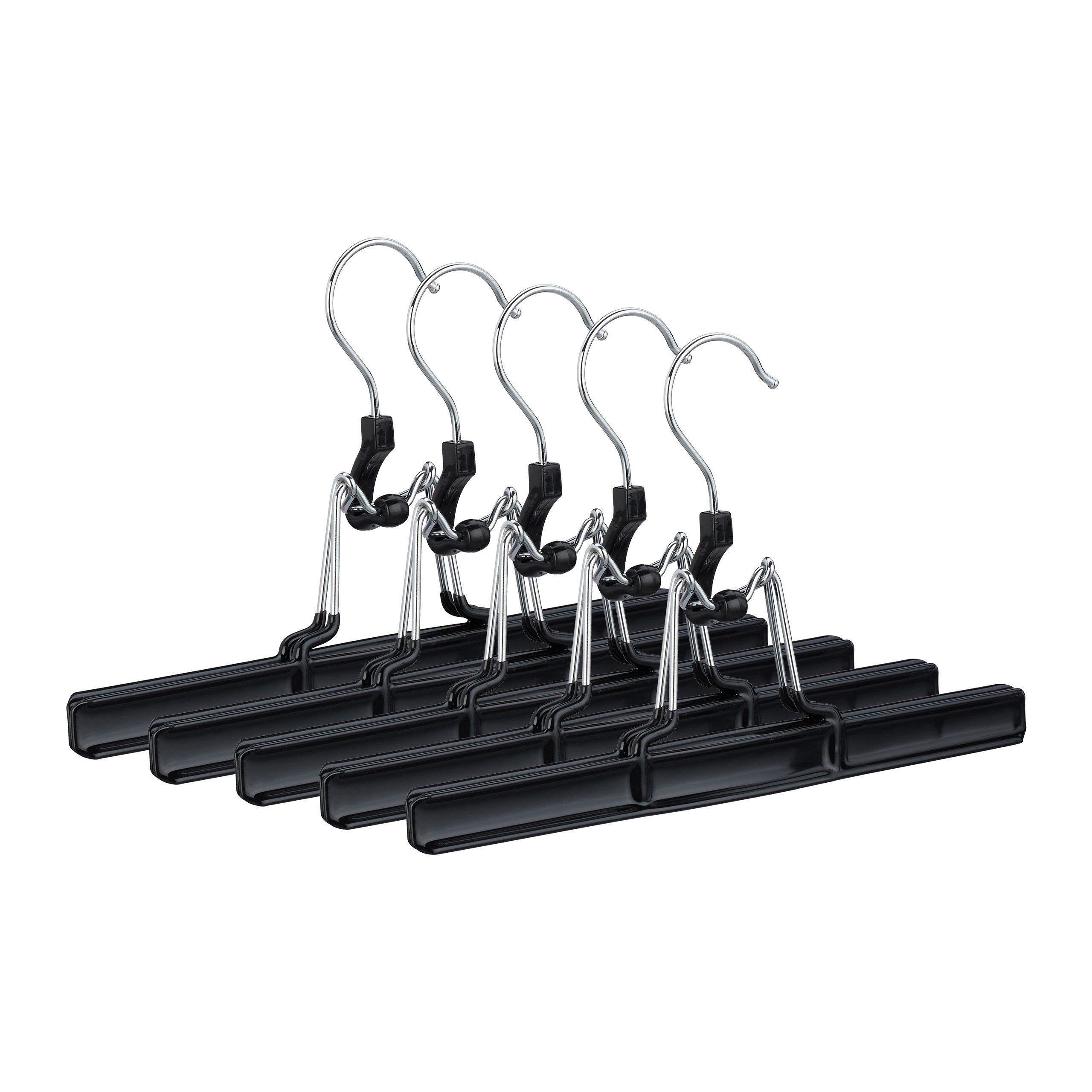 relaxdays Kleiderbügel Hosenbügel Metall, (5-tlg), 5er günstig online kaufen