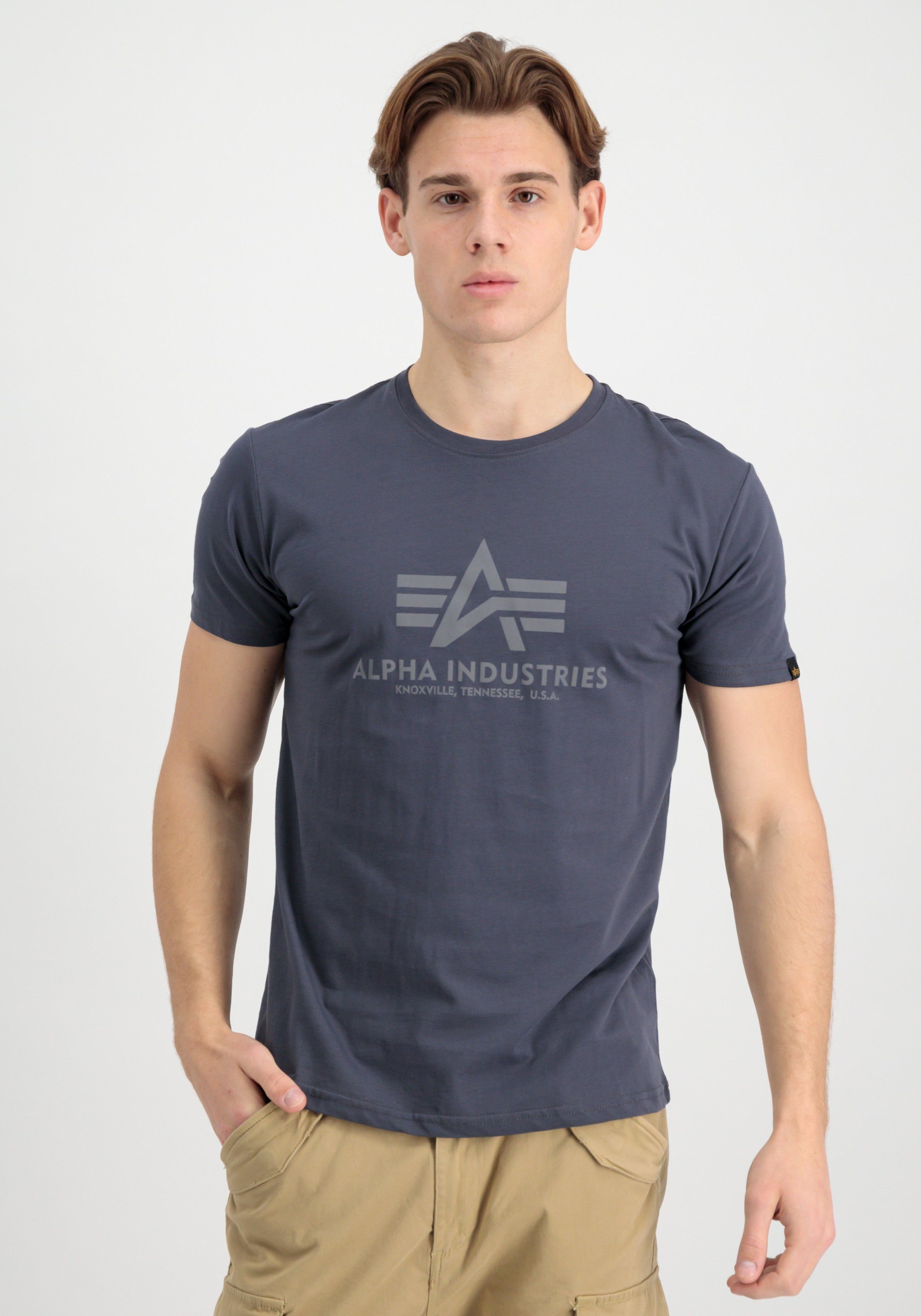 Alpha Industries T-Shirt Basic T-Shirt Refl. Print