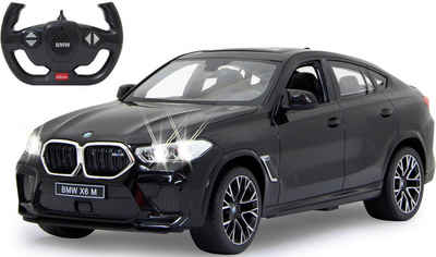 Jamara RC-Auto Deluxe Cars, BMW X6 M 1:14, schwarz - 2,4 GHz, mit LED-Lichtern