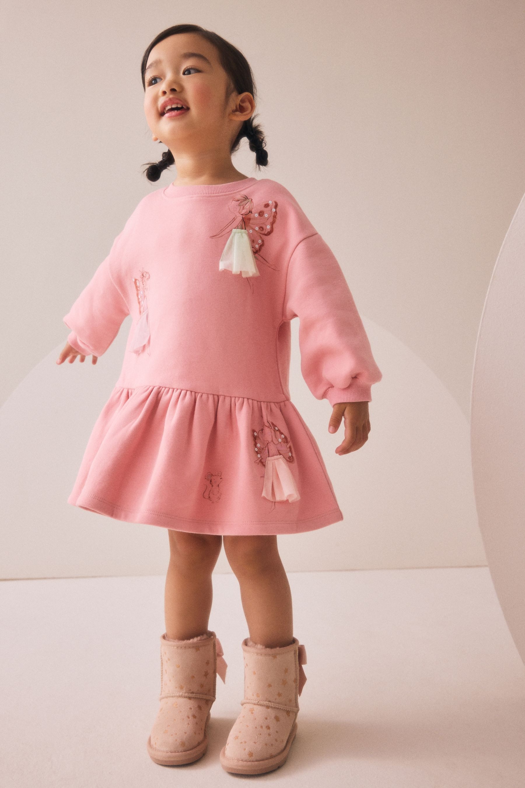 Next Sweatkleid Sweatshirtkleid mit niedriger Taille günstig online kaufen