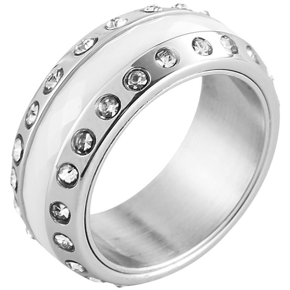 Adelia´s Fingerring Damen Ring aus Edelstahl