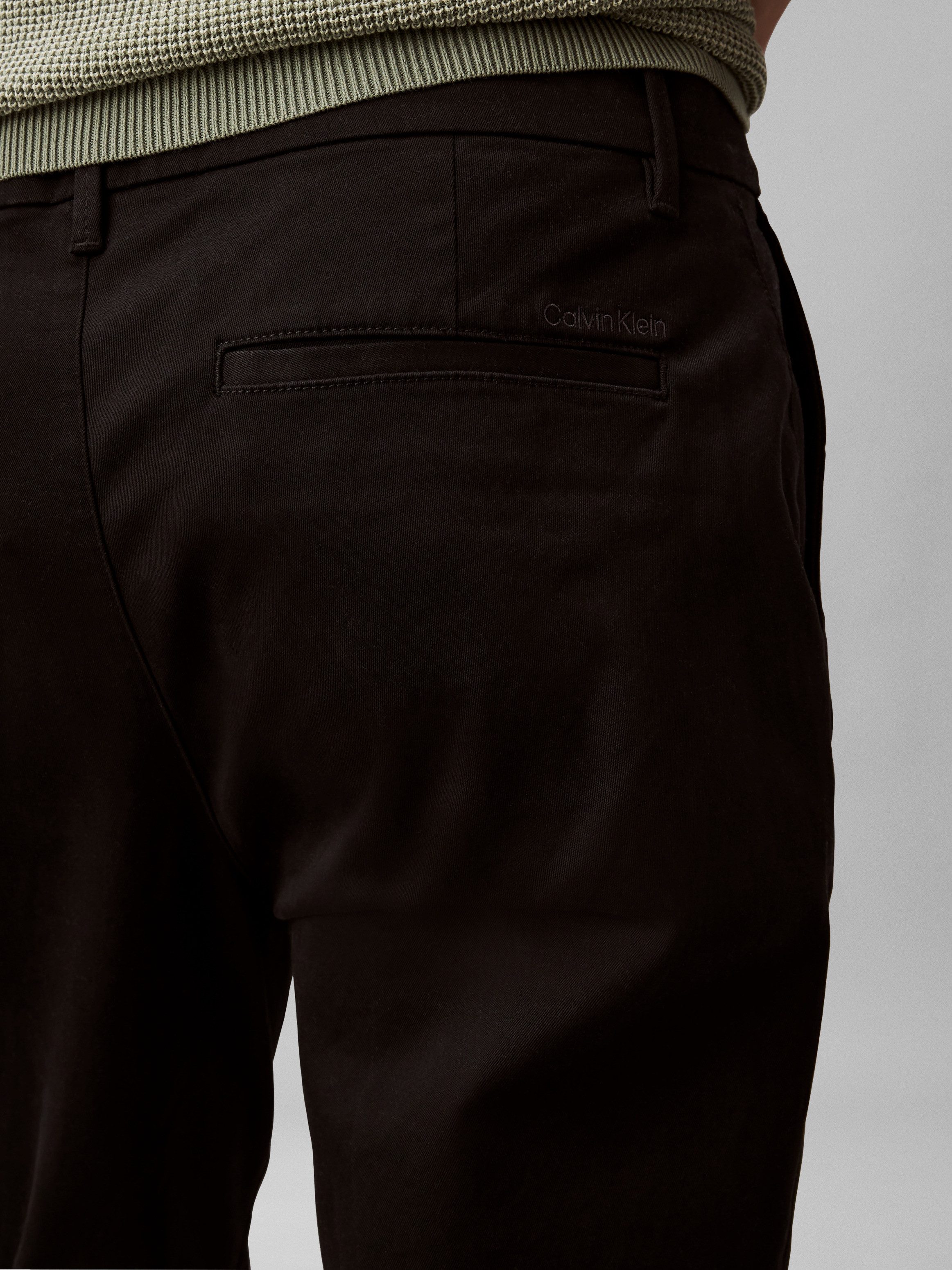 Calvin Klein Stoffhose SLM CTTN STRTCH günstig online kaufen