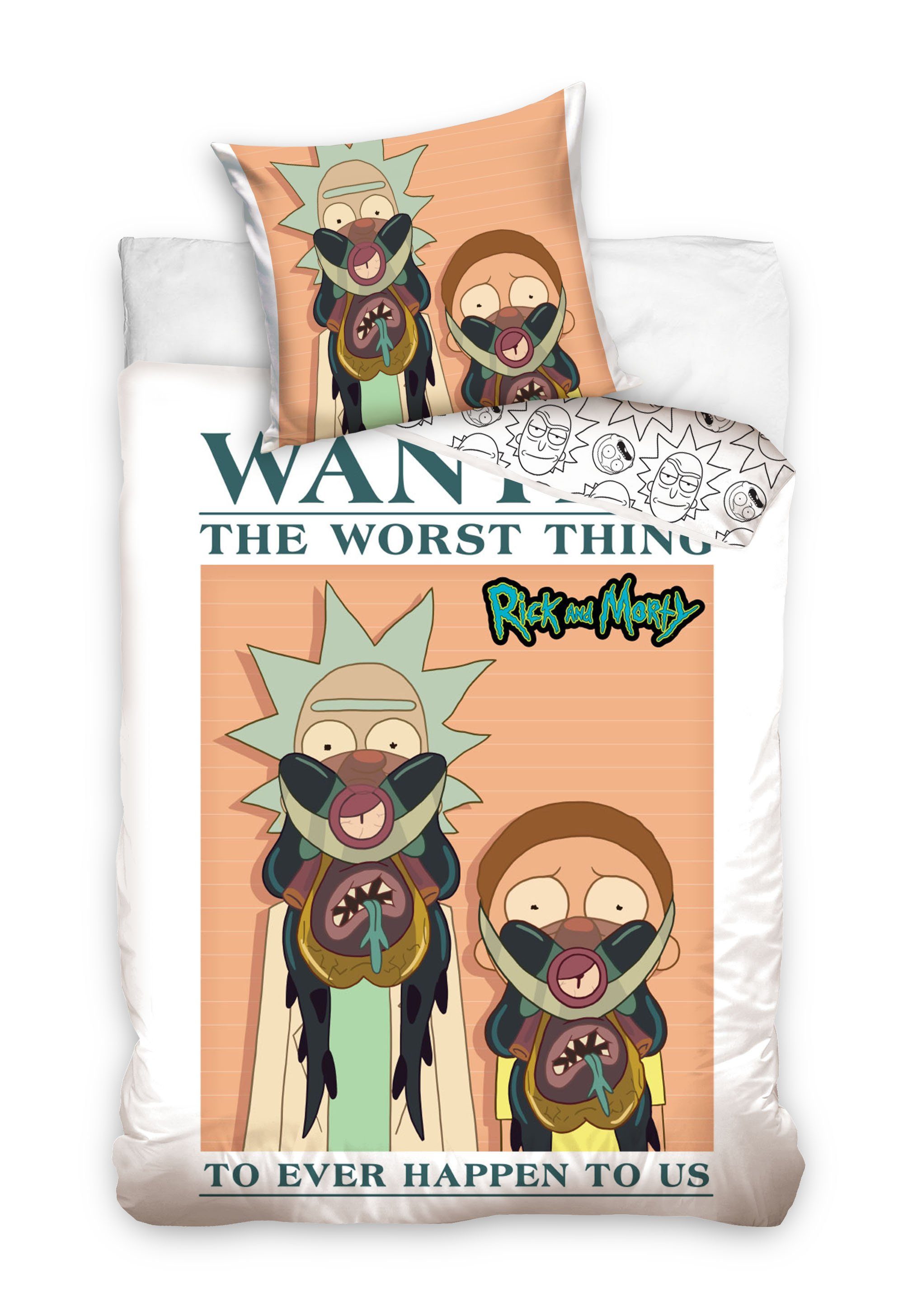 Rick and Morty Bettwäsche Rick and Morty Bettwäsche 135 x 200 cm