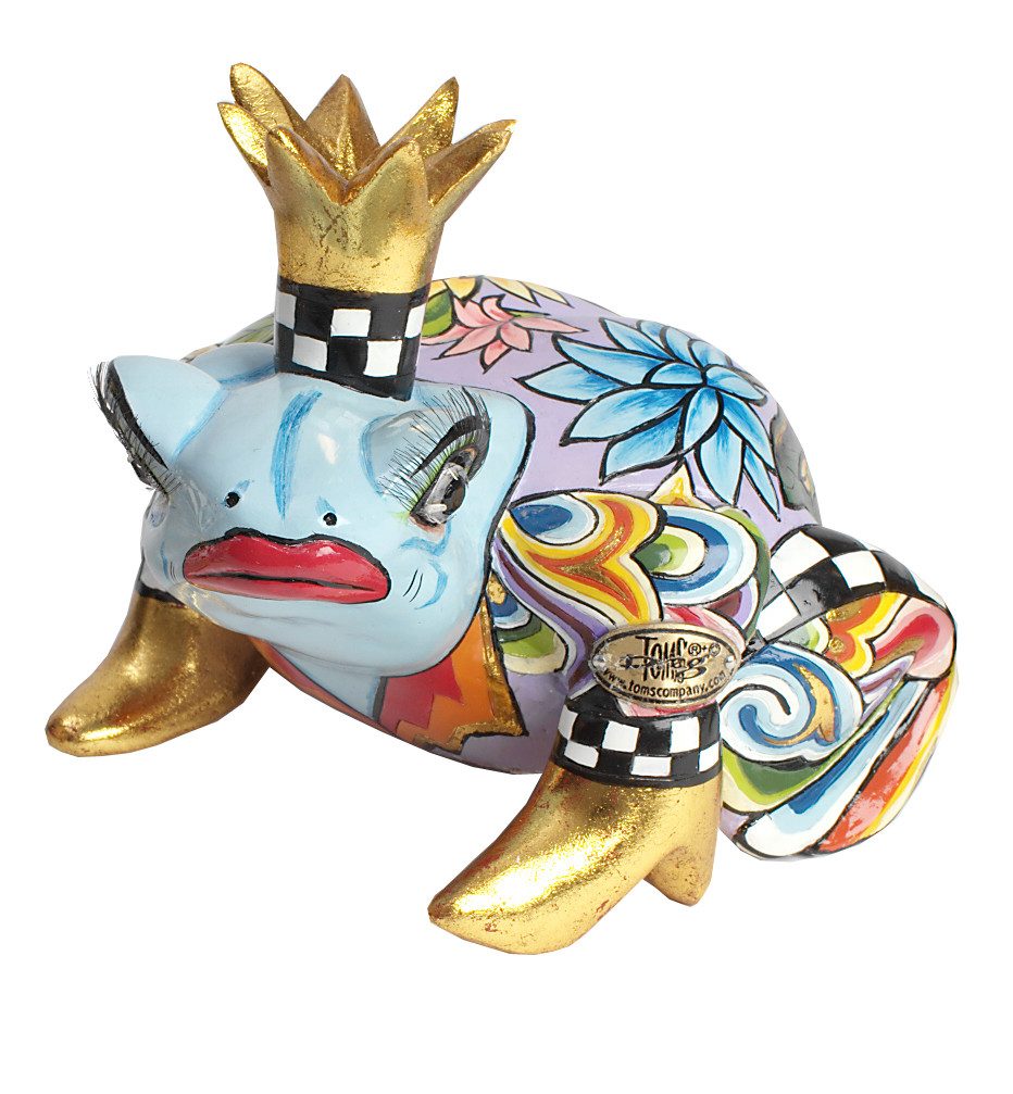 Tom`s Drag Tierfigur Tom`s Drag Frosch William (M), perfekt zu jedem Anlass, Geburtstag, Weihnachten. Sammelfigur