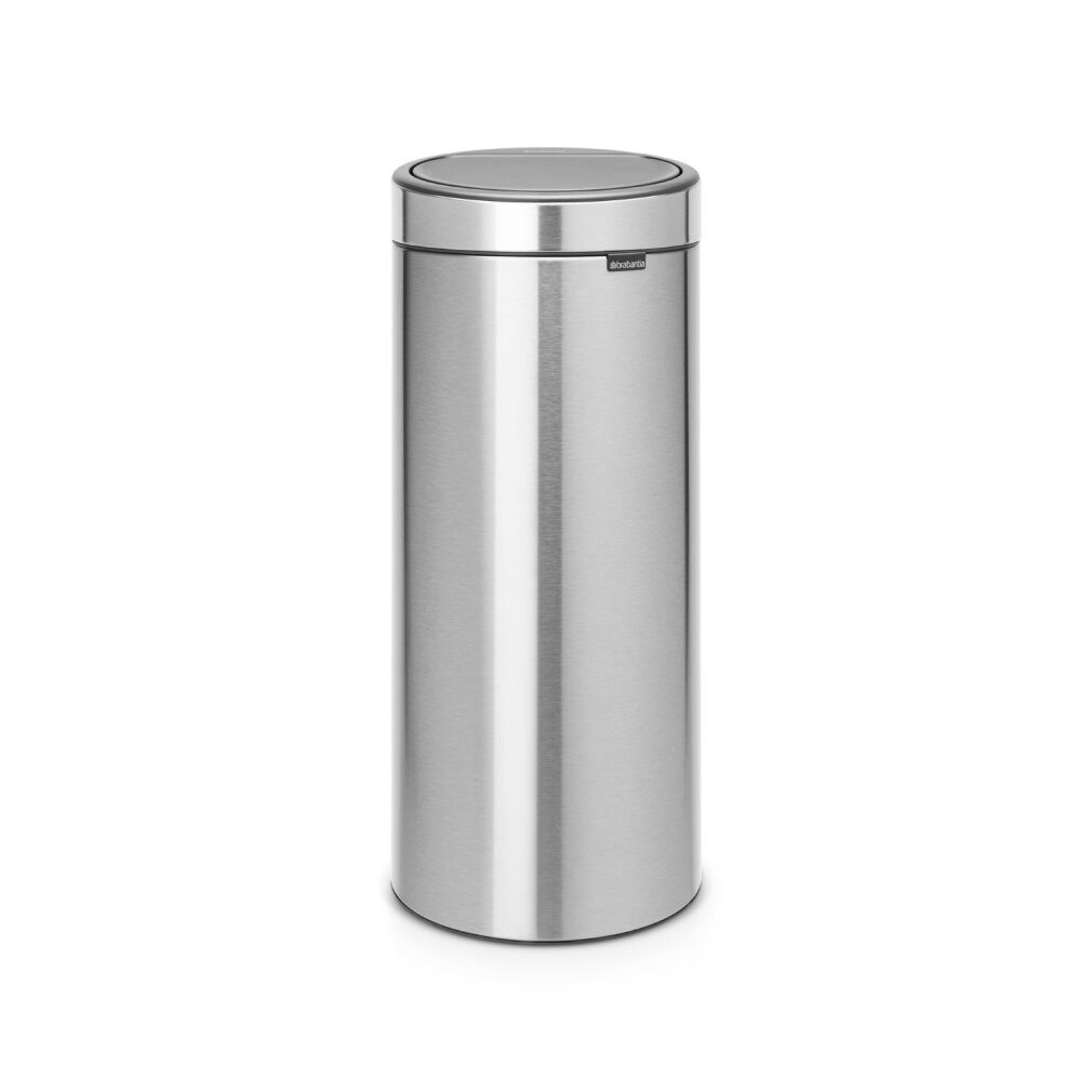 Brabantia Mülltrennsystem Mülleimer Touch Bin New, Stahl matt, 30 L