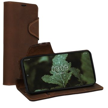kalibri Handyhülle Hülle für Google Pixel 8, Leder Handyhülle Handy Case Cover - Schutzhülle Lederhülle