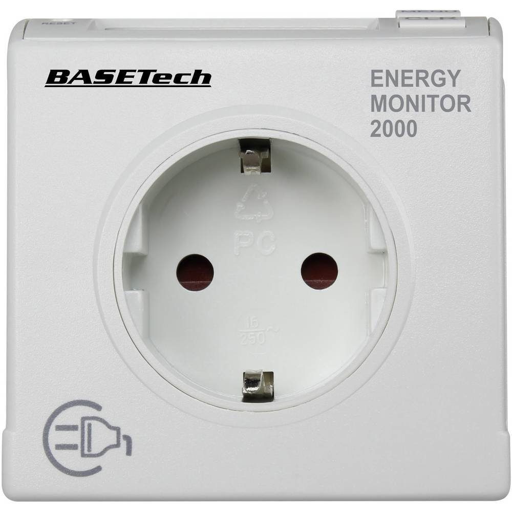 Basetech Energiekostenmessgerät Energieverbrauchs-Messgerät 2000 Monitor Energy