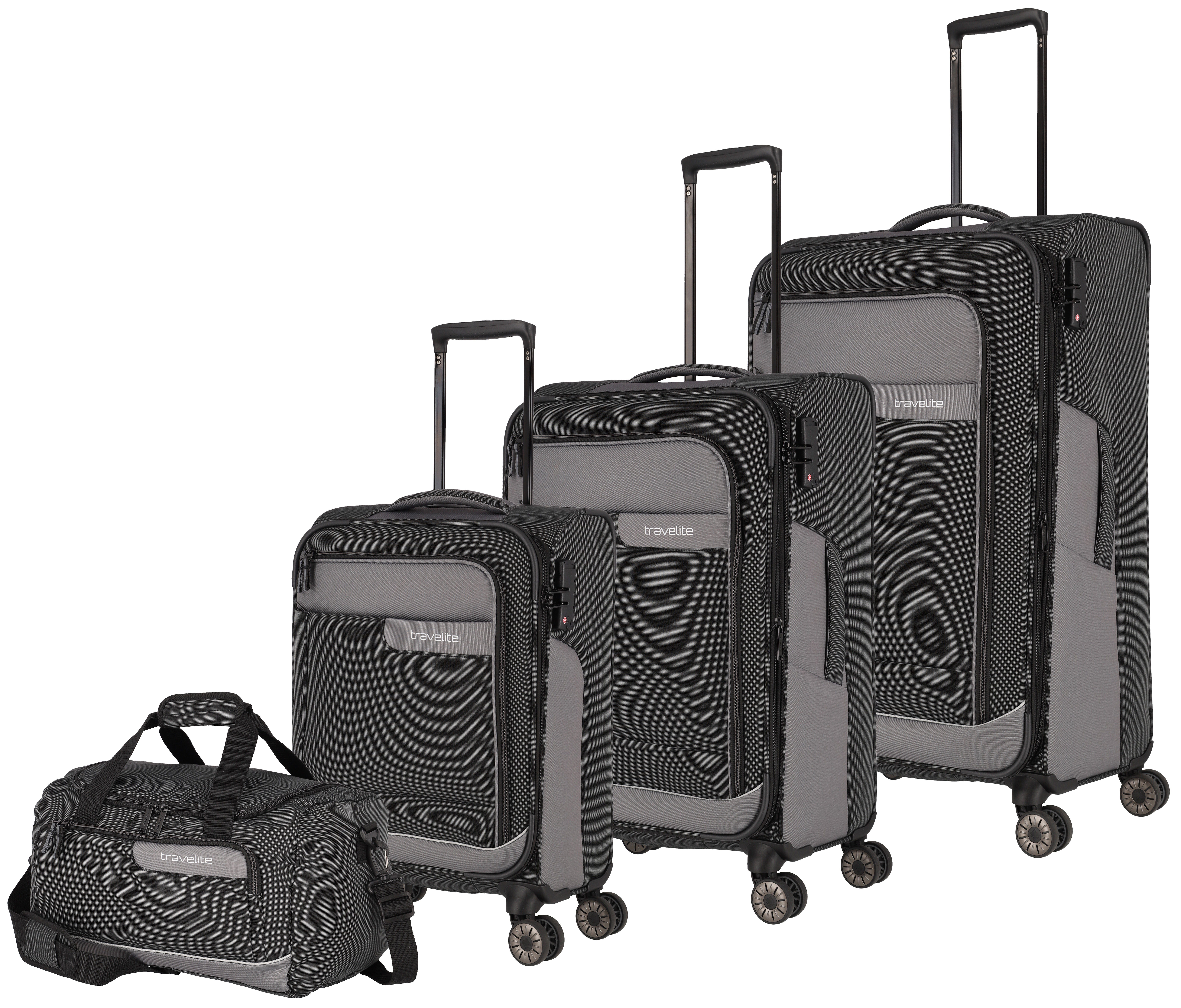 travelite Trolleyset VIIA S/M/L und Reisetasche, günstig online kaufen