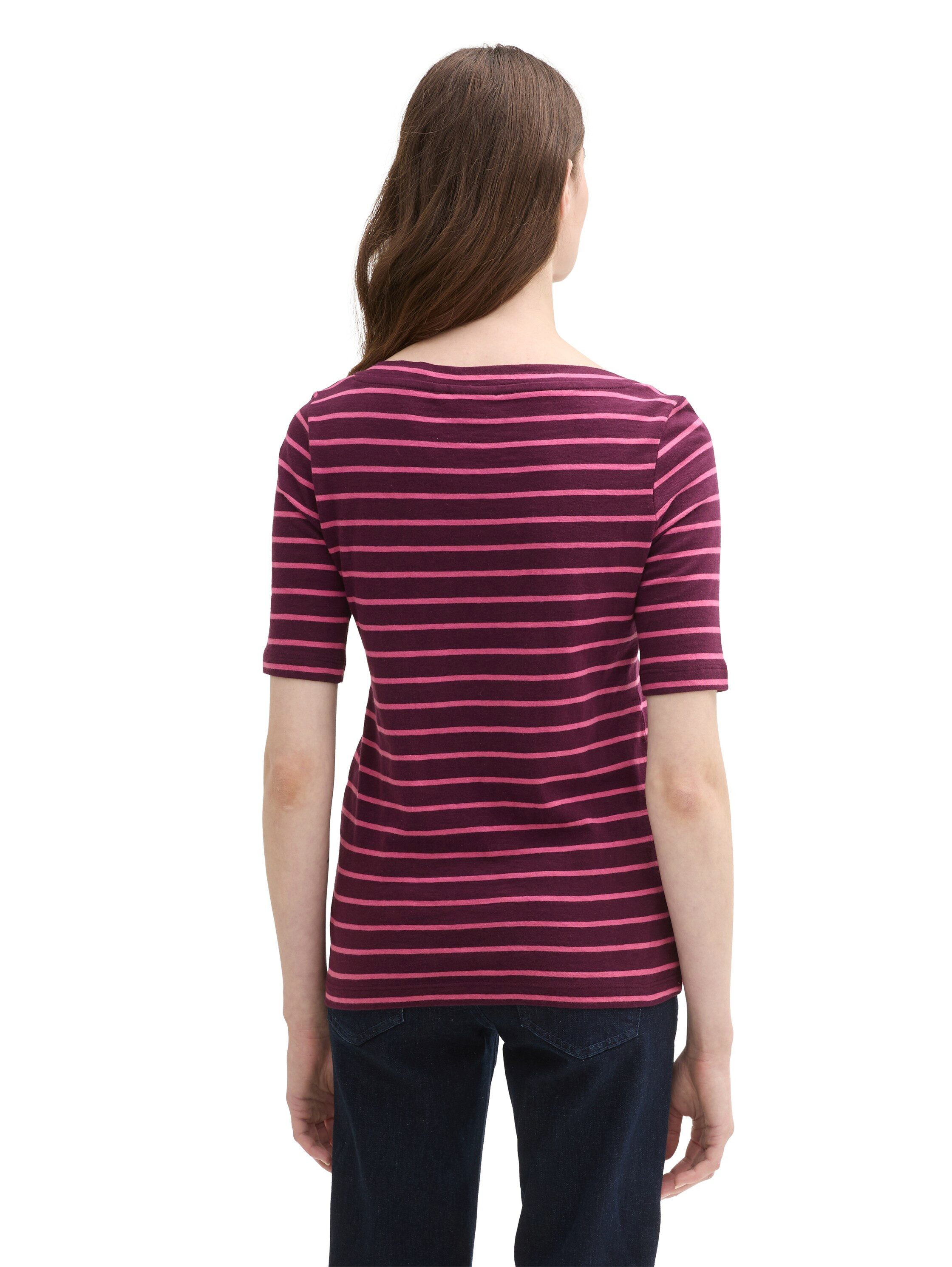 TOM TAILOR T-Shirt lässige Streifenoptik günstig online kaufen