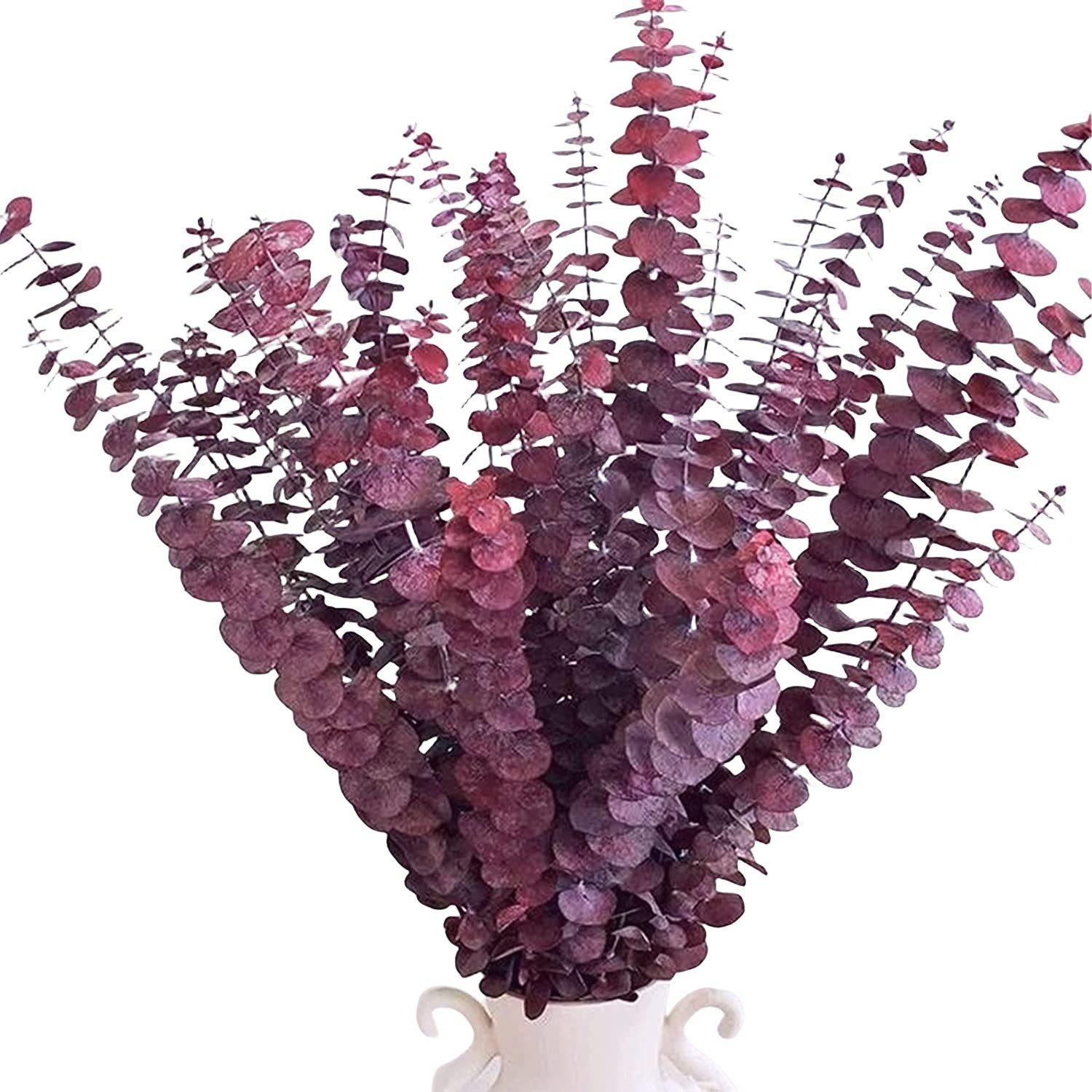 Kunstblumenstrauß Eukalyptus Getrocknet 43cm Natürliche Trockenblumen, günstig online kaufen