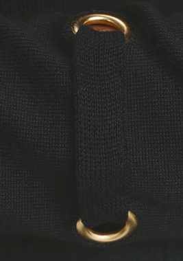 Melrose Strickkleid mit Ösendetails im Ausschnitt und an den Ärmeln