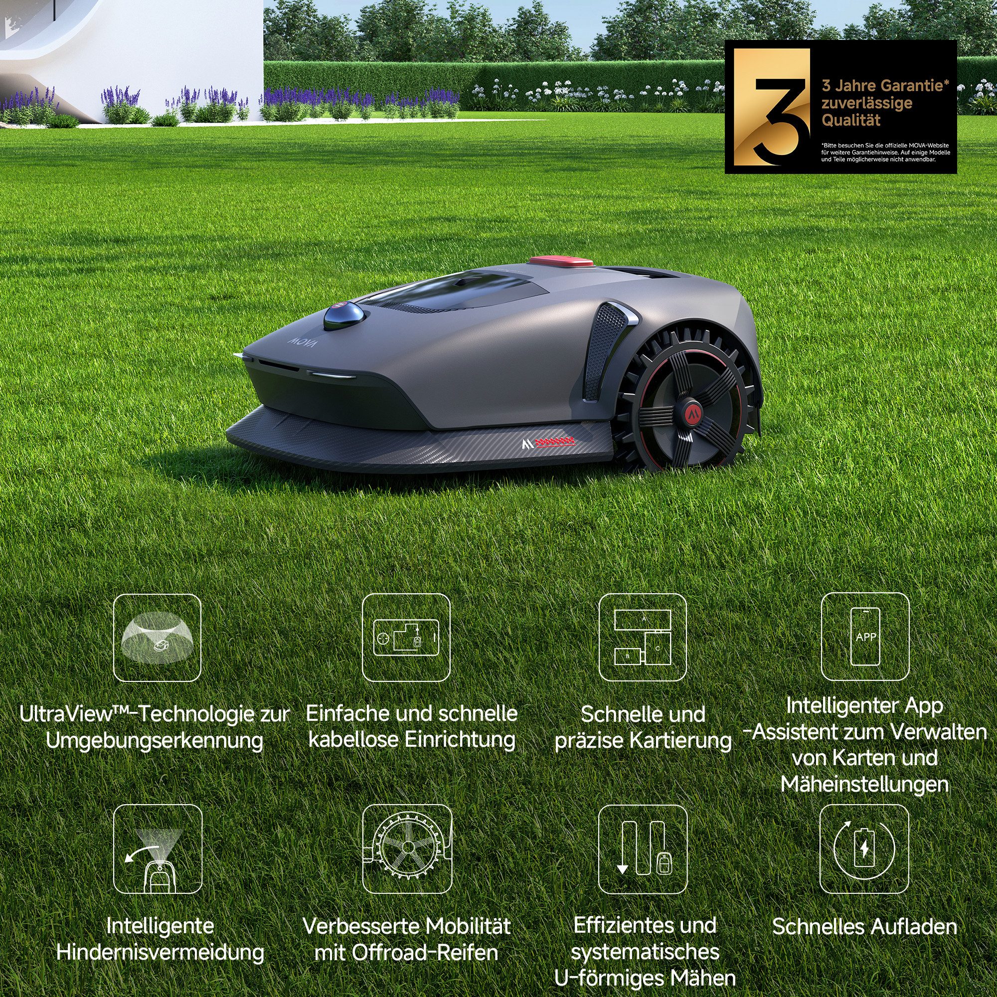 Mova Rasenmähroboter »Mova 1000«, bis...