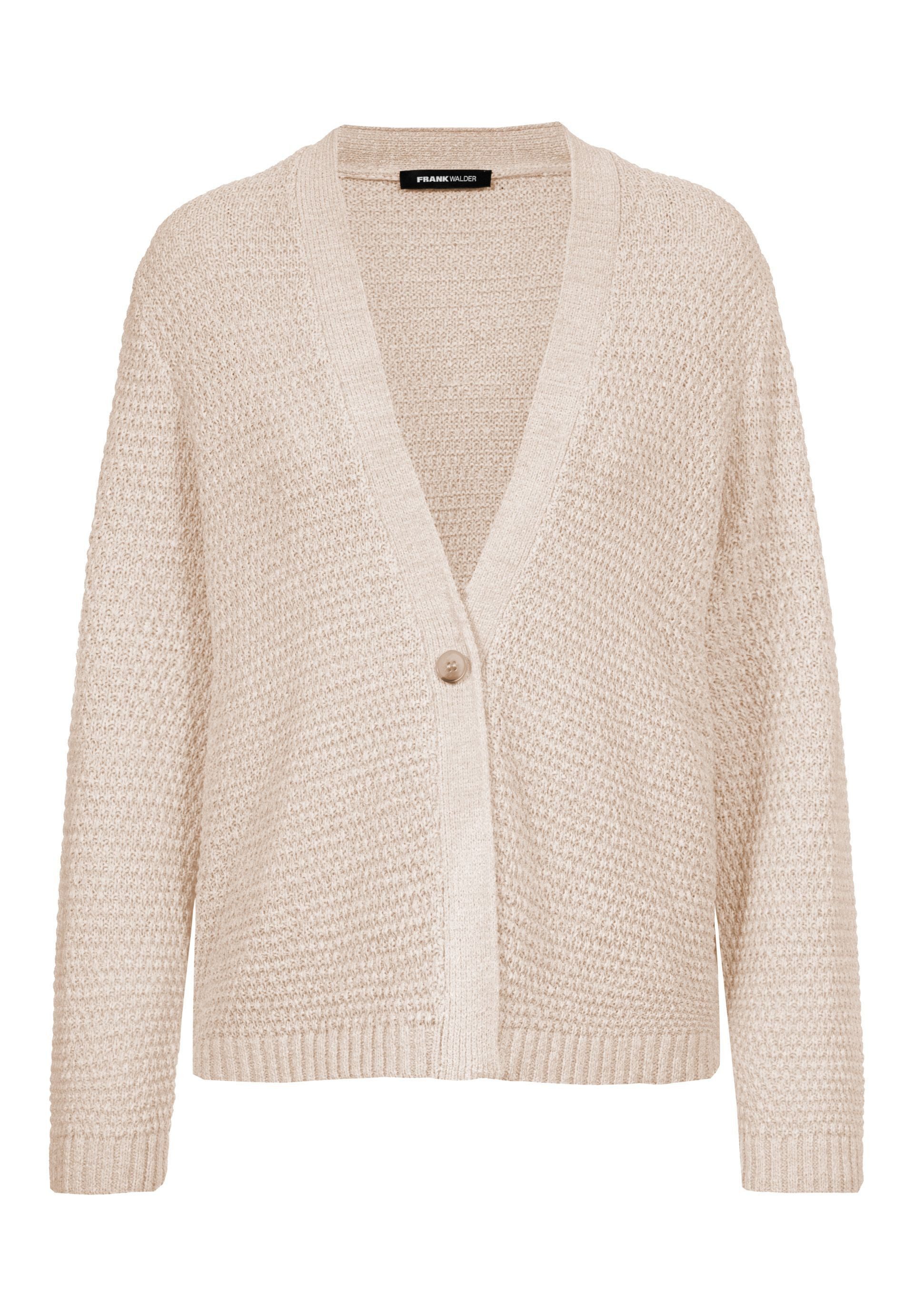 FRANK WALDER Cardigan mit Strukturmuster