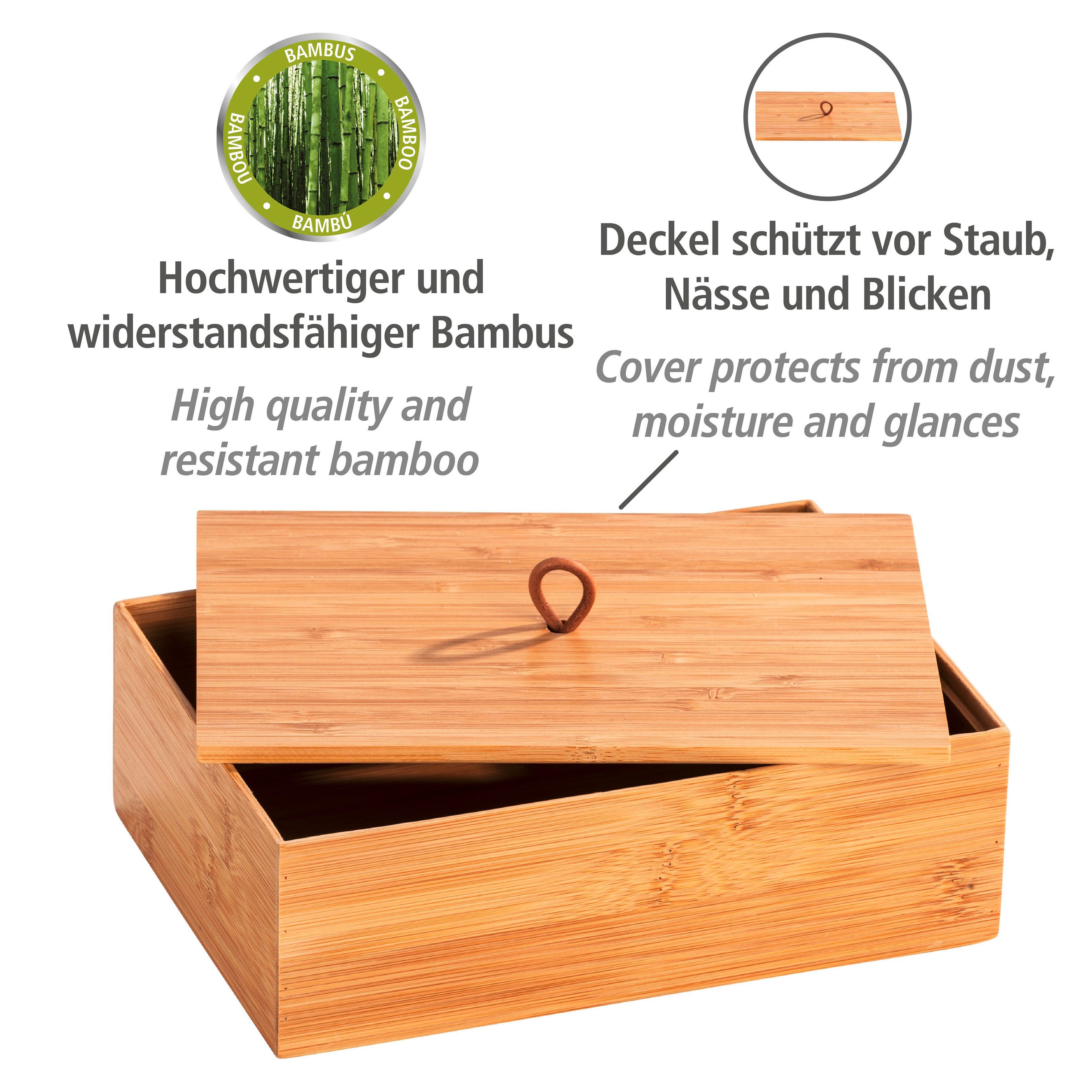 WENKO Aufbewahrungsbox Terra (1 St), mit Deckel und praktischer Schlaufe