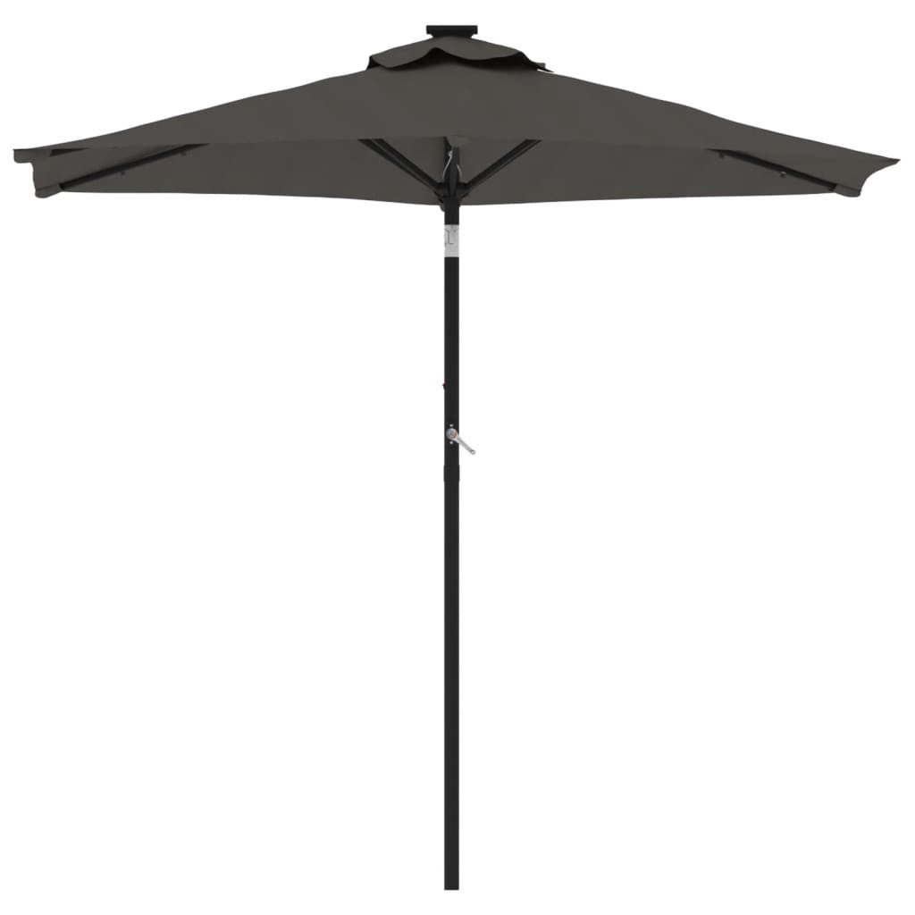 vidaXL Sonnenschirm Sonnenschirm mit Stahlmast Anthrazit günstig online kaufen