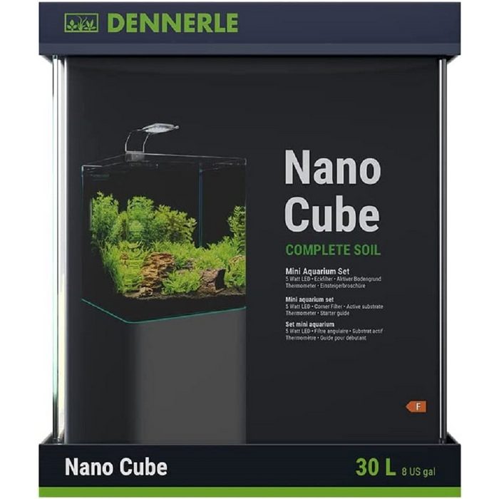 DENNERLE Aquarium Dennerle NanoCube 5587 Complete+ Soil 30l