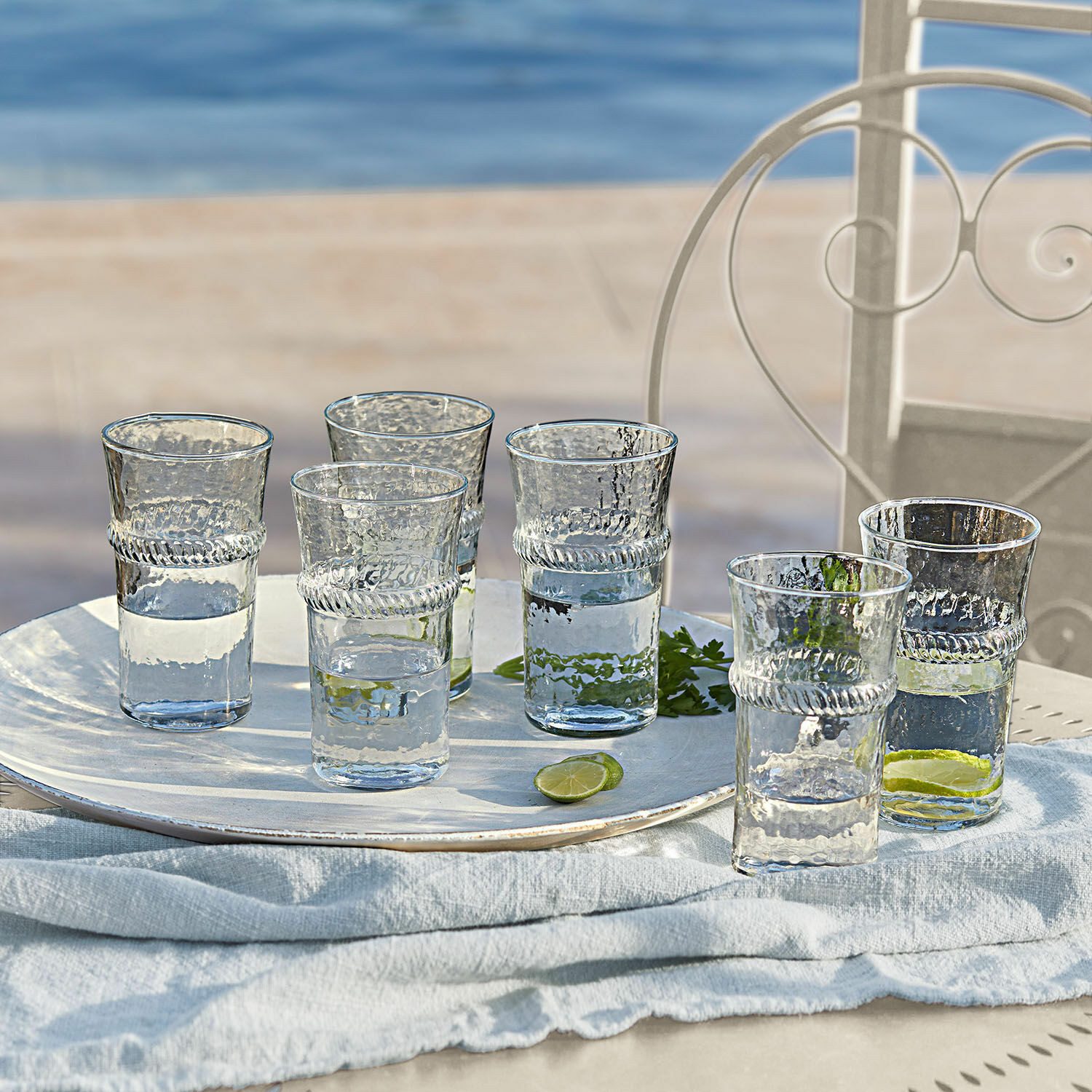 Mirabeau Glas Glas 6er Set Beiras klar, Glas
