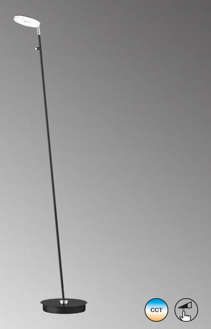 FISCHER & HONSEL LED Stehlampe Dent, Dimmfunktion, LED fest integriert, warmweiß - kaltweiß