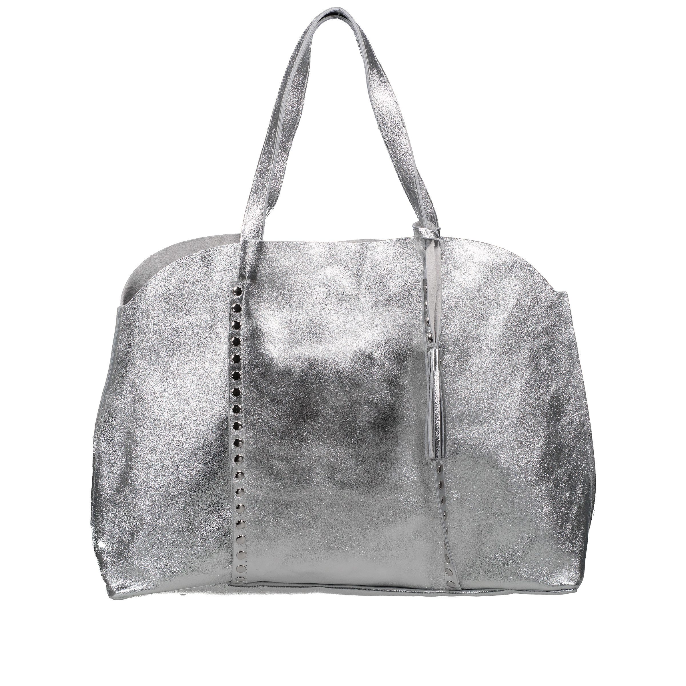 Handtasche Metallic