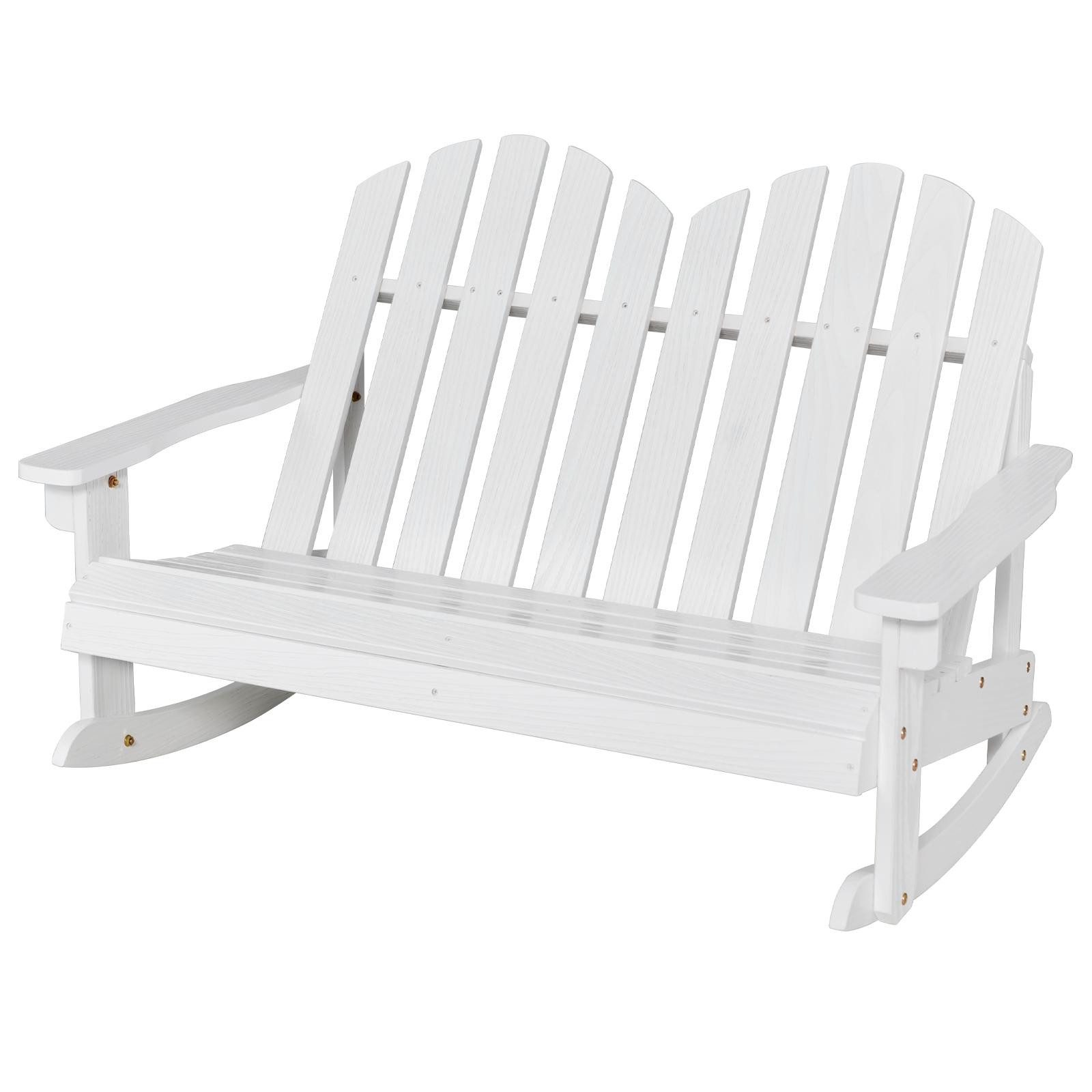 KOMFOTTEU Doppelschaukel Adirondack, (2-Sitzer), belastbar 100 günstig online kaufen