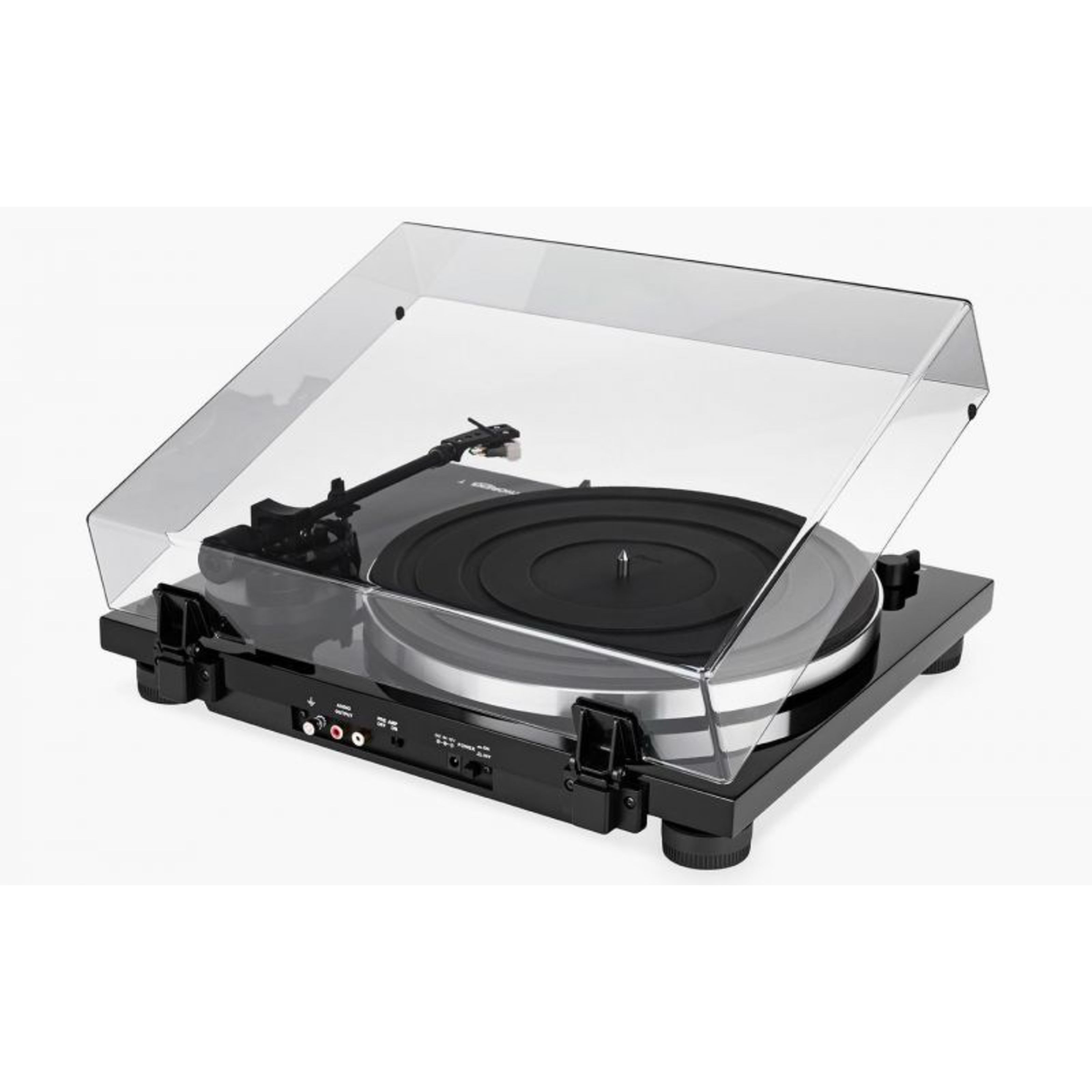 Thorens Plattenspieler (TD 201 Schwarz Manuell inkl. AT3600 - Hifi Plattenspieler)