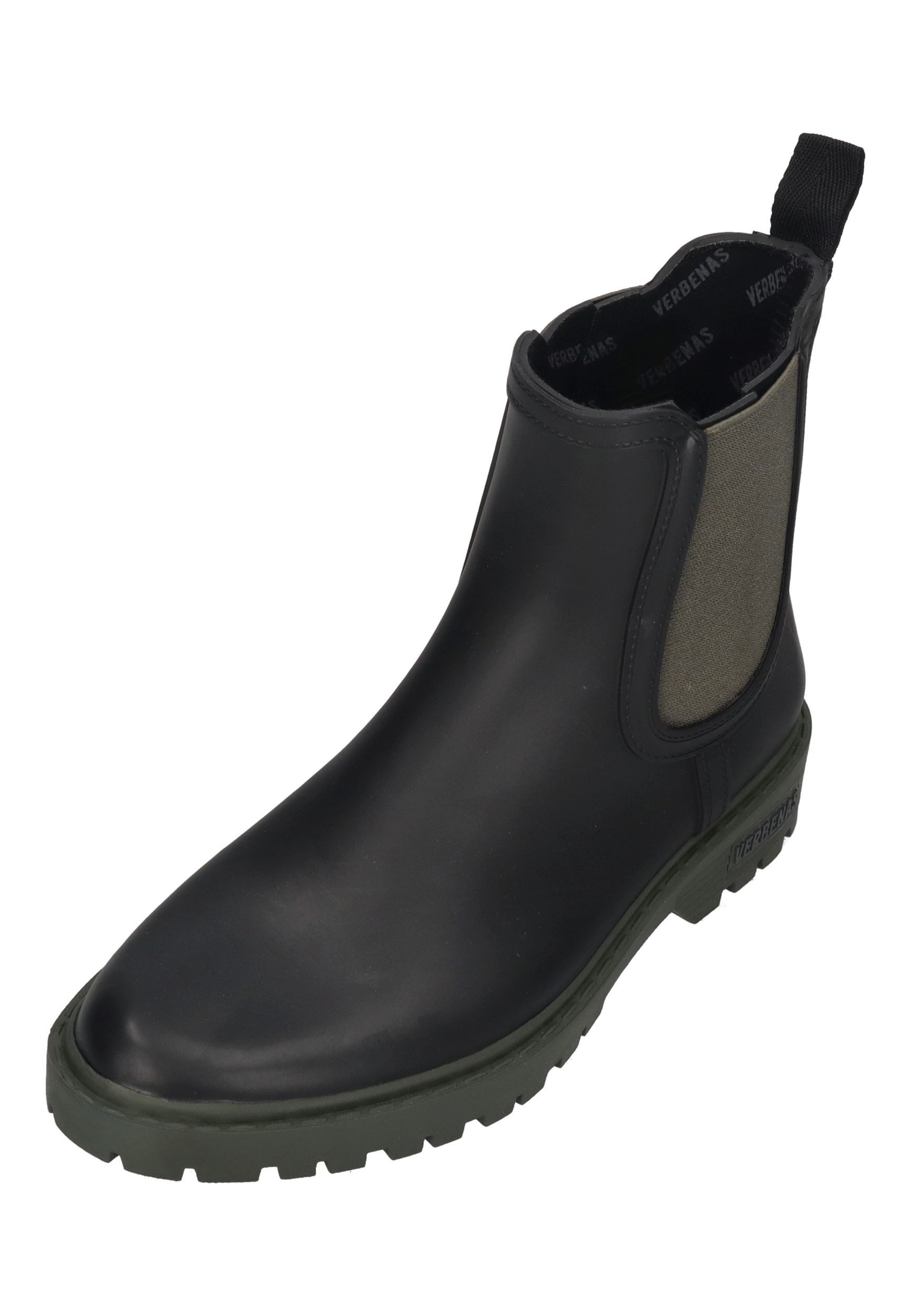 VERBENAS Gaudi Smooth Gummistiefel Black khaki